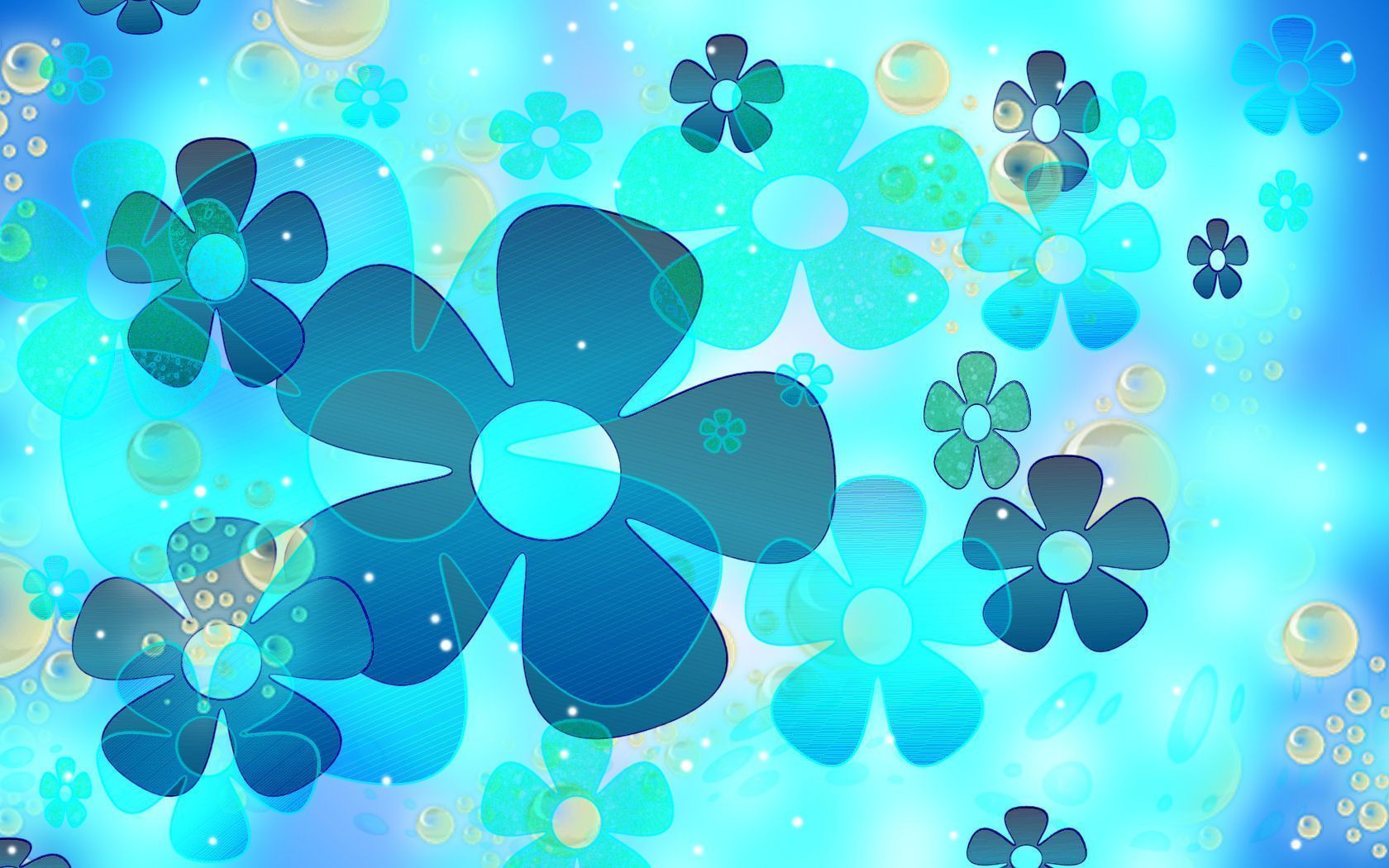 Blue Flower Wallpaper Onlybackground
