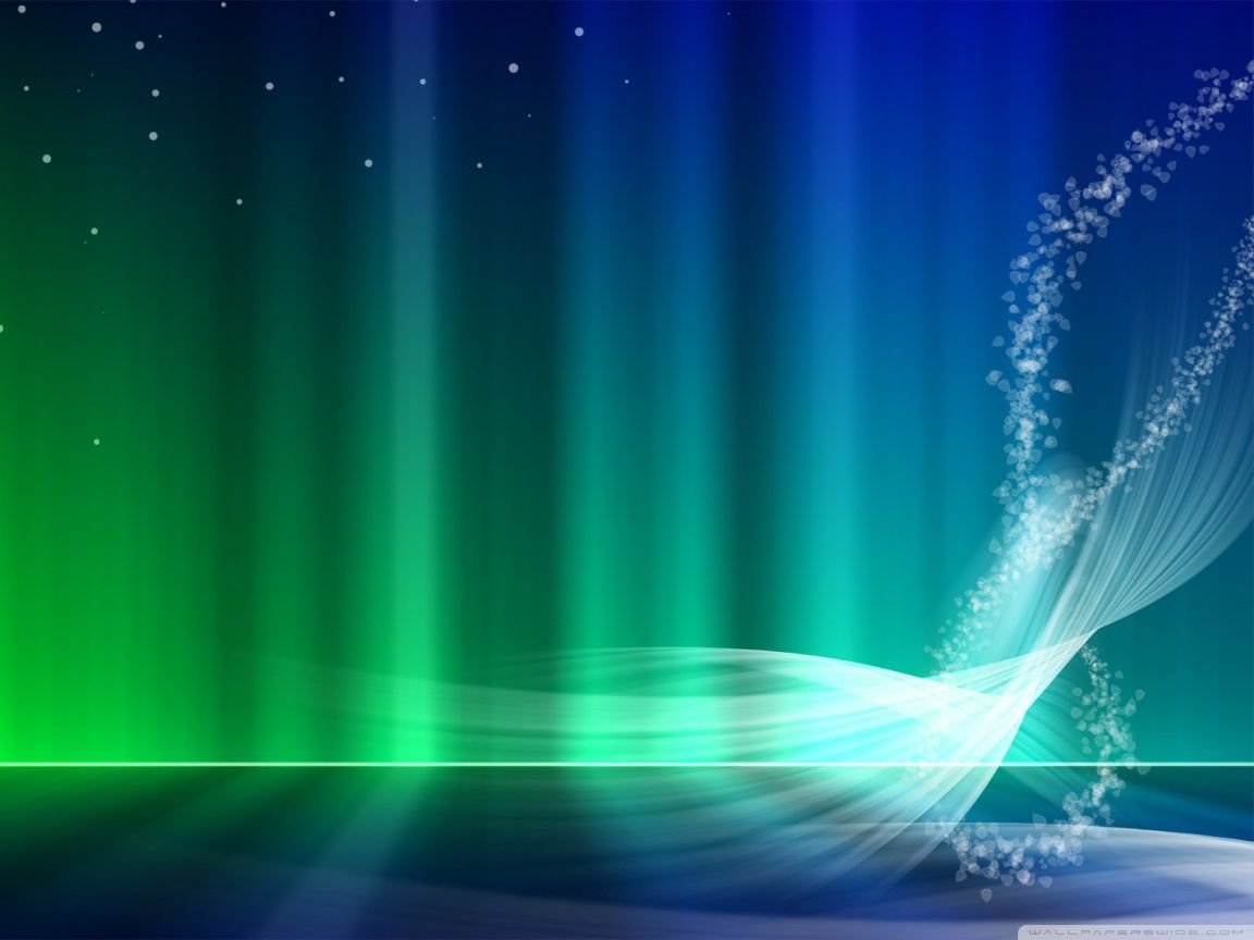 Vista Blue And Green Aurora HD desktop wallpaper : Widescreen ...