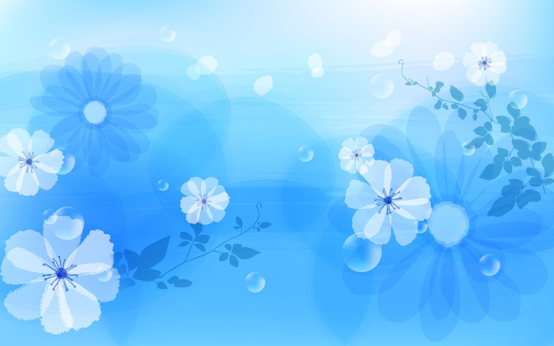 Light-Blue-Flowers-Wallpapers (3) - Funny And Amazing Wallpapers.