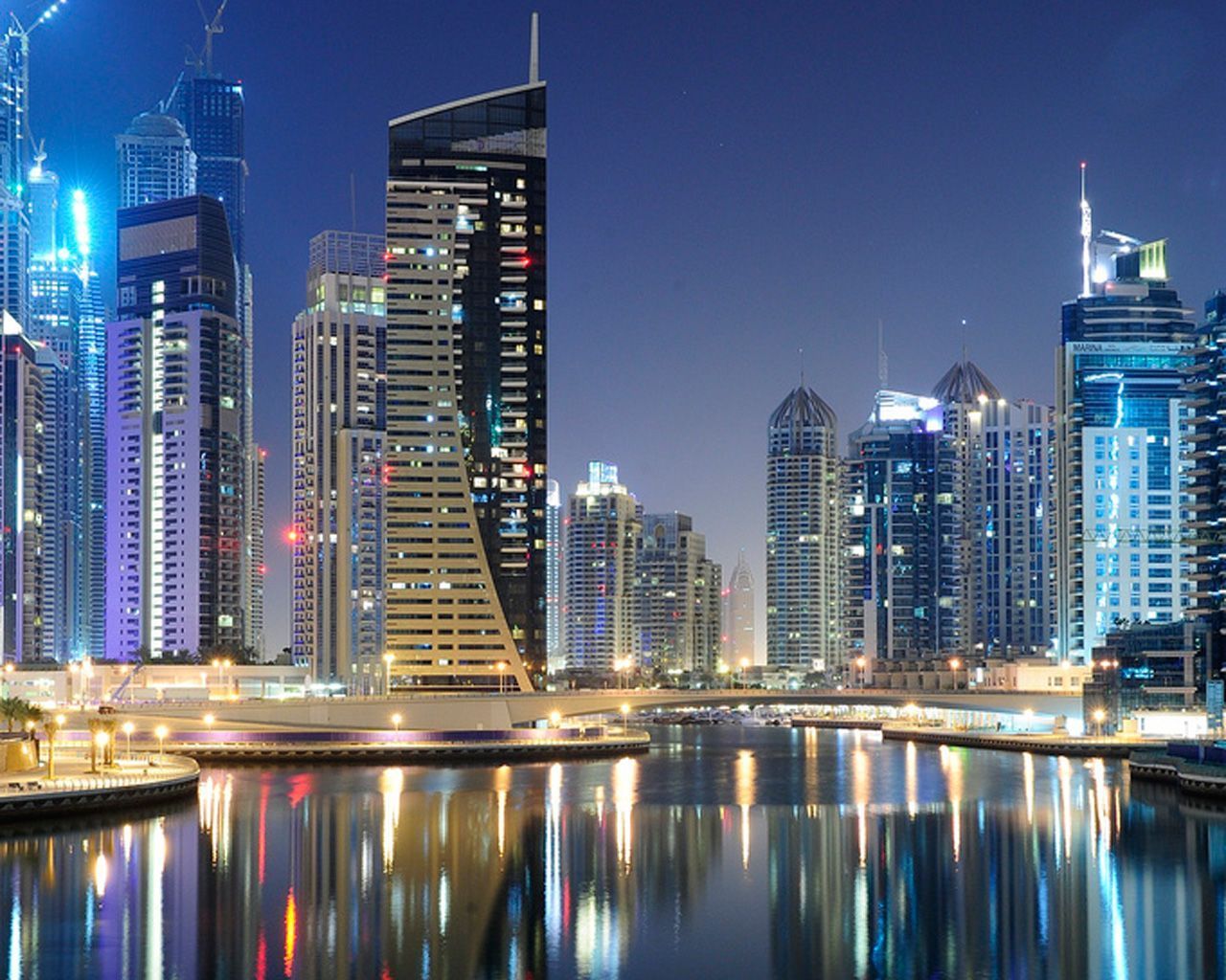 Dubai Night City - HD Wallpaper HD Wallpapers Source
