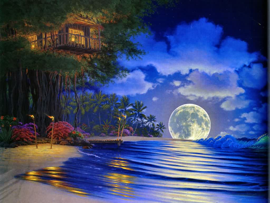 Top Fantasy Moon Backgrounds Wallpaper Images for Pinterest