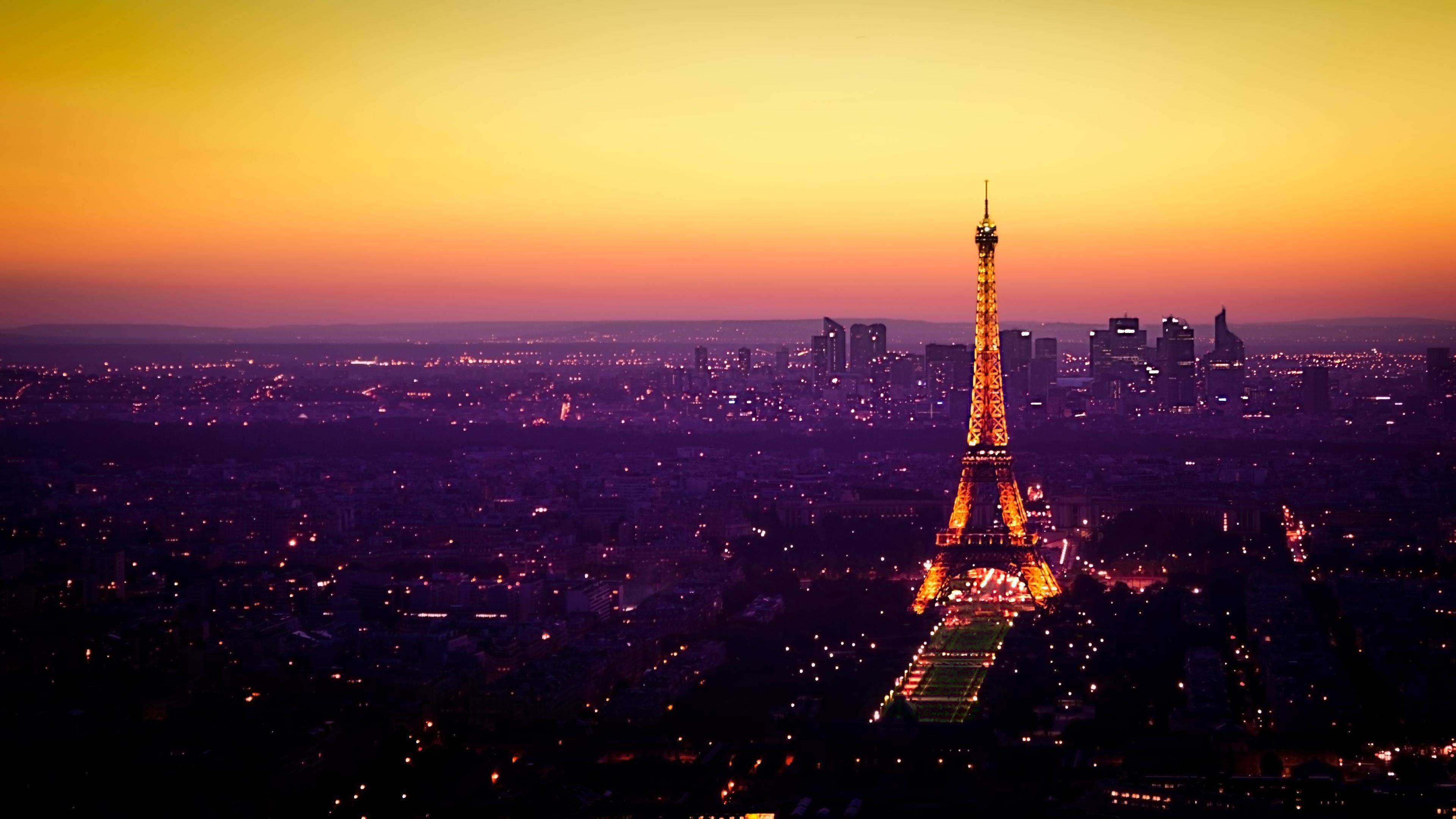 Nightfall is Coming to Paris Wallpapers :: HD Wallpapers