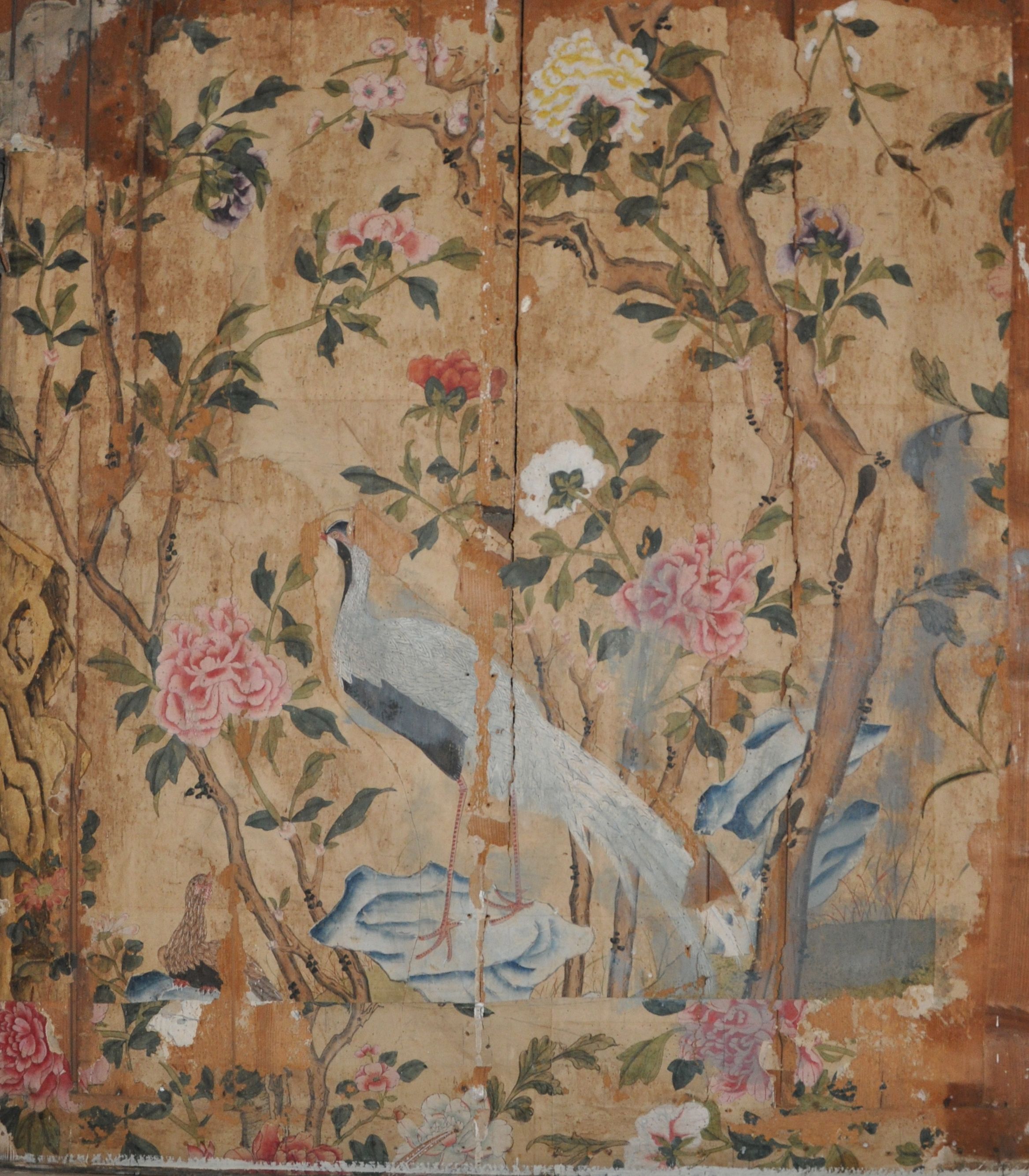 The History Blog Blog Archive 18th c. Chinese wallpaper found