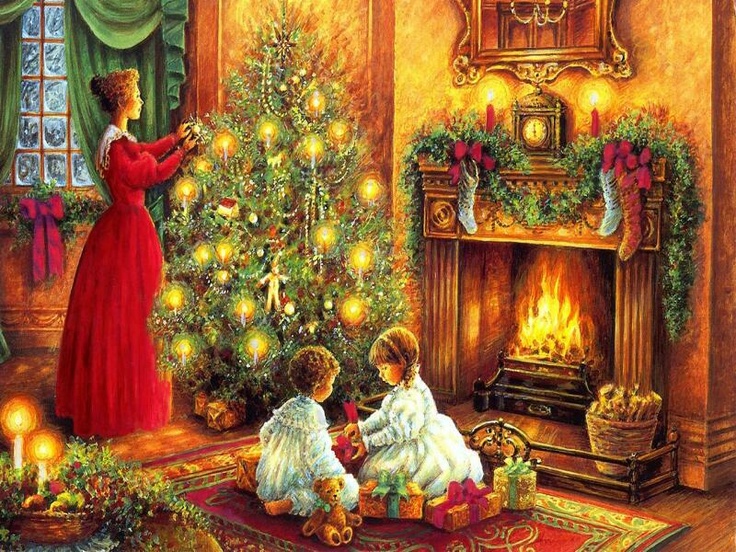 old fashioned christmas on Pinterest | Christmas Scenes, An Old ...