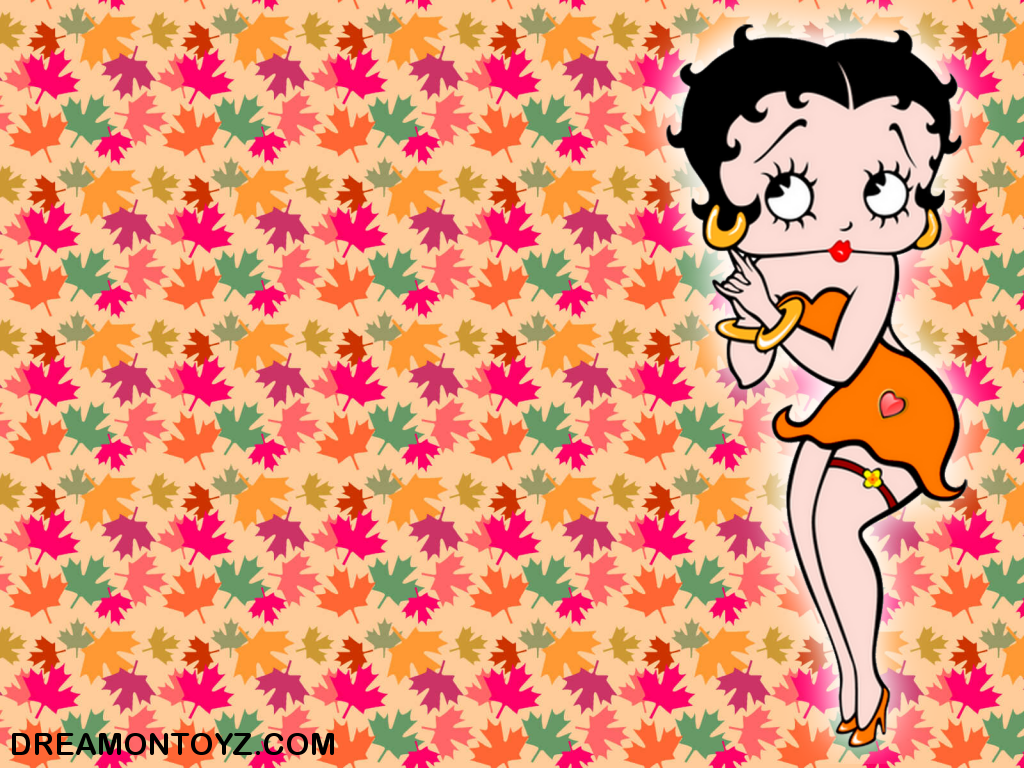 Betty Boop Pictures Archive: More Betty Boop fall backgrounds and ...