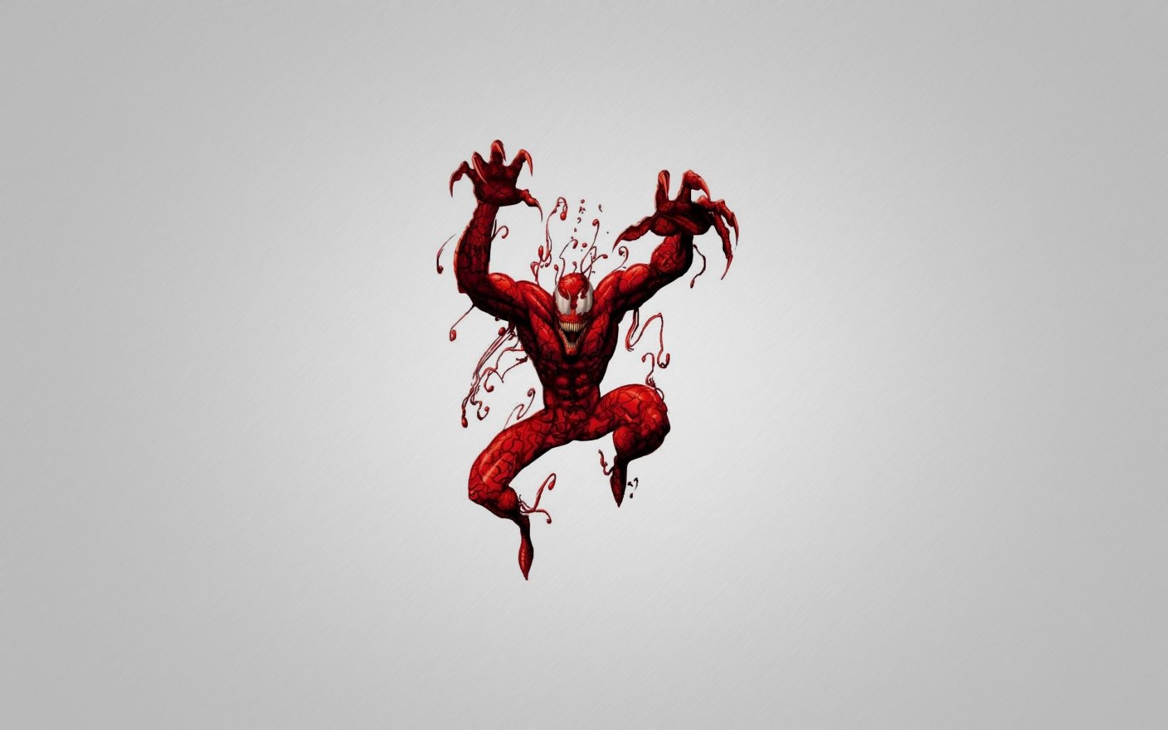 1680x1050 Spider Man Carnage Illustration desktop PC and Mac wallpaper