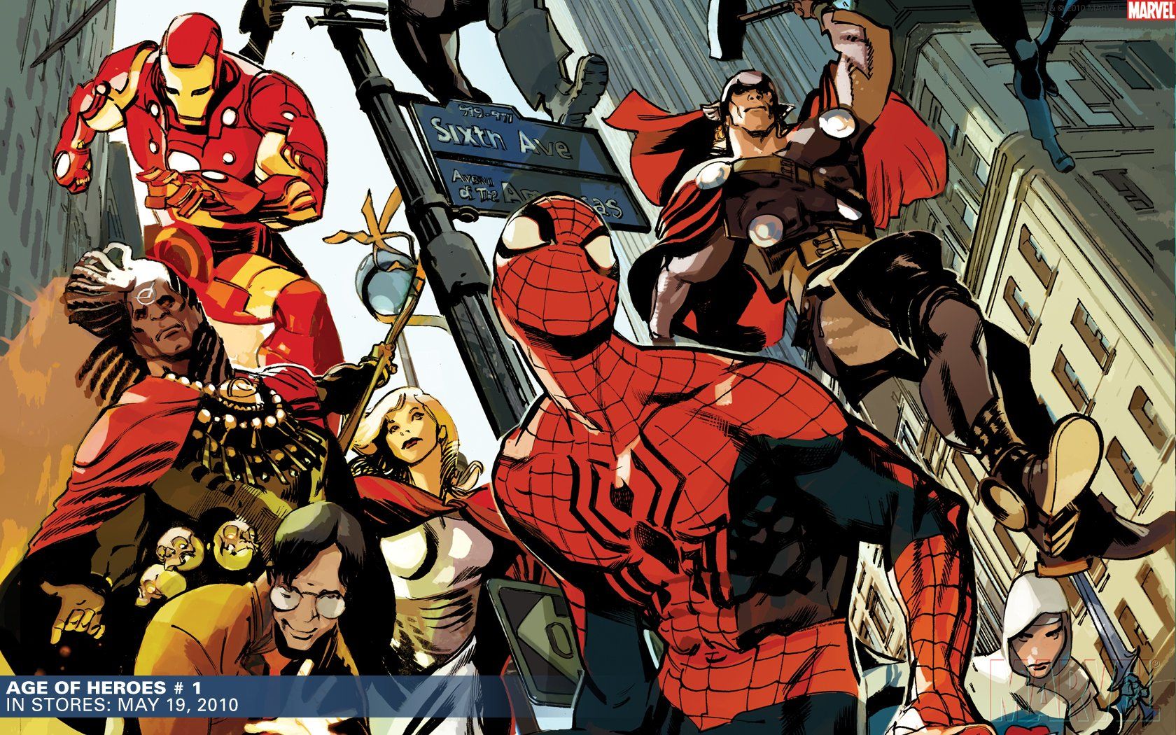 Iron Man Thor Spider-Man Marvel Comics wallpaper | 1680x1050 ...