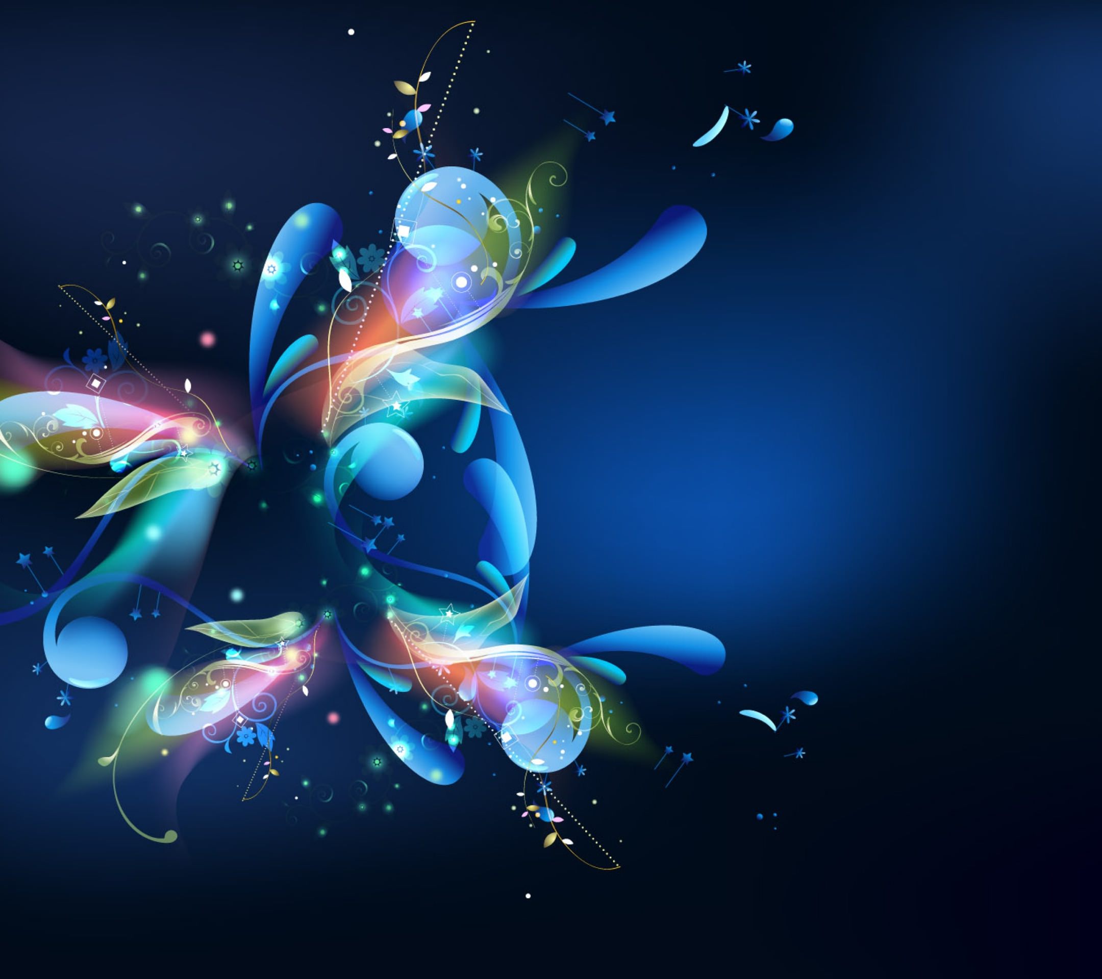 Cool Graphics Blue Colorful | Wallpaper.sc SmartPhone