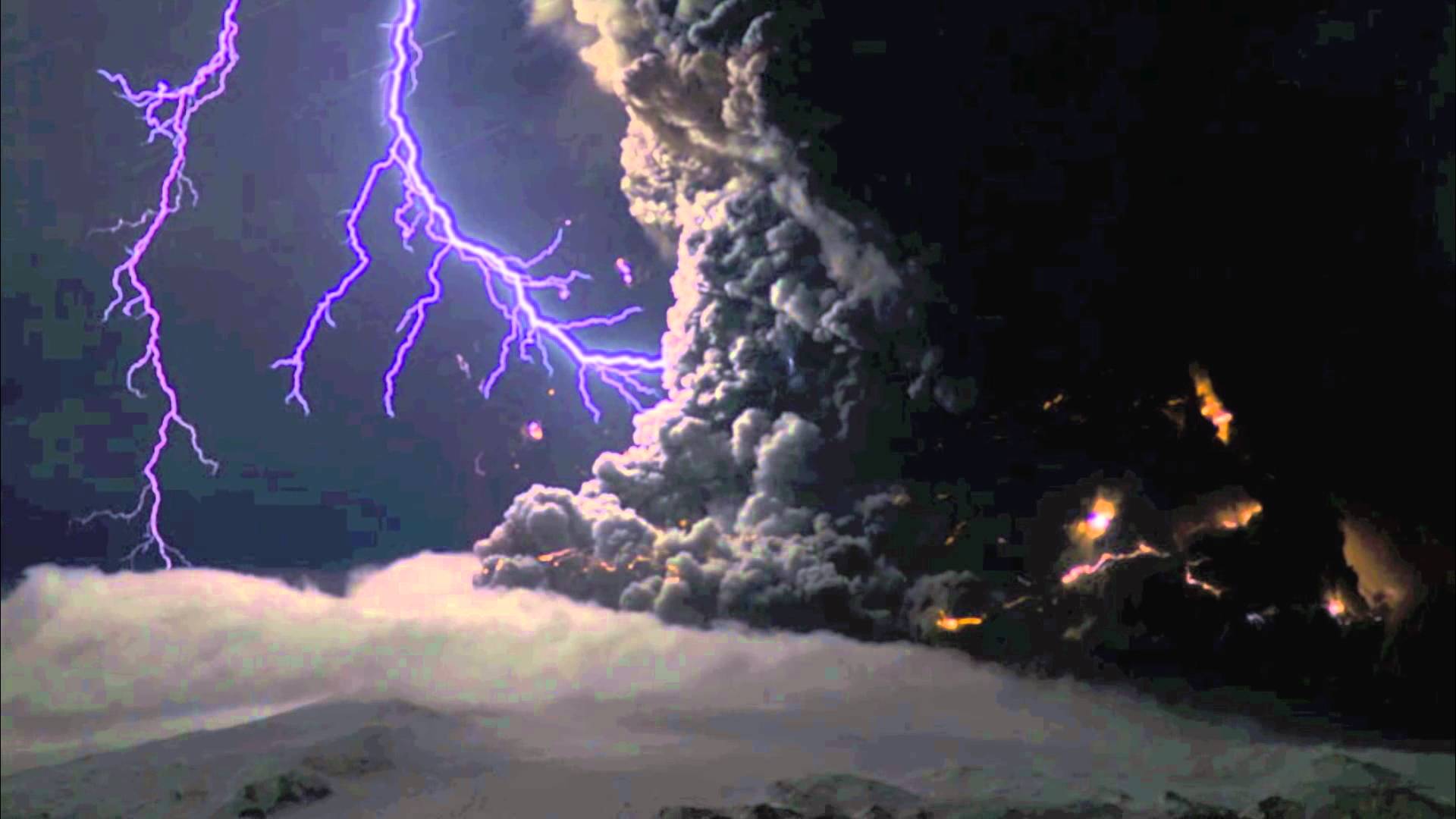 Volcano Lightning (Slide Show) - YouTube