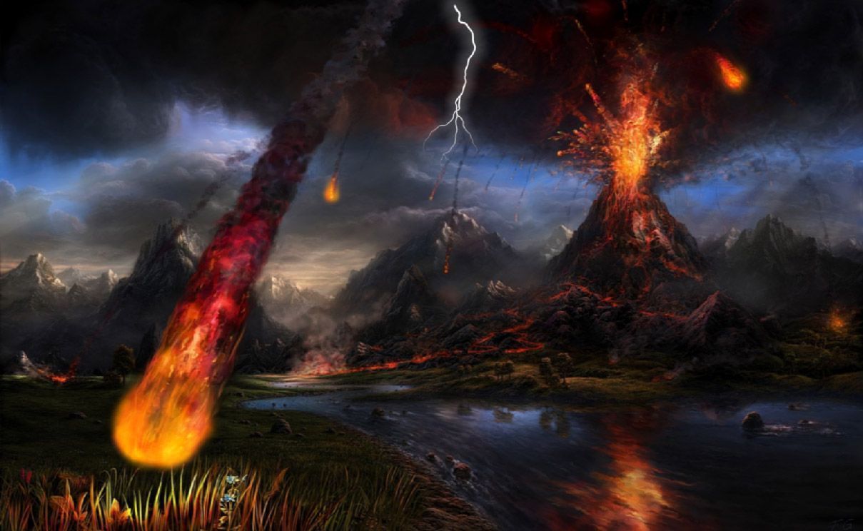 Volcano Animated Wallpaper - DesktopAnimated.com