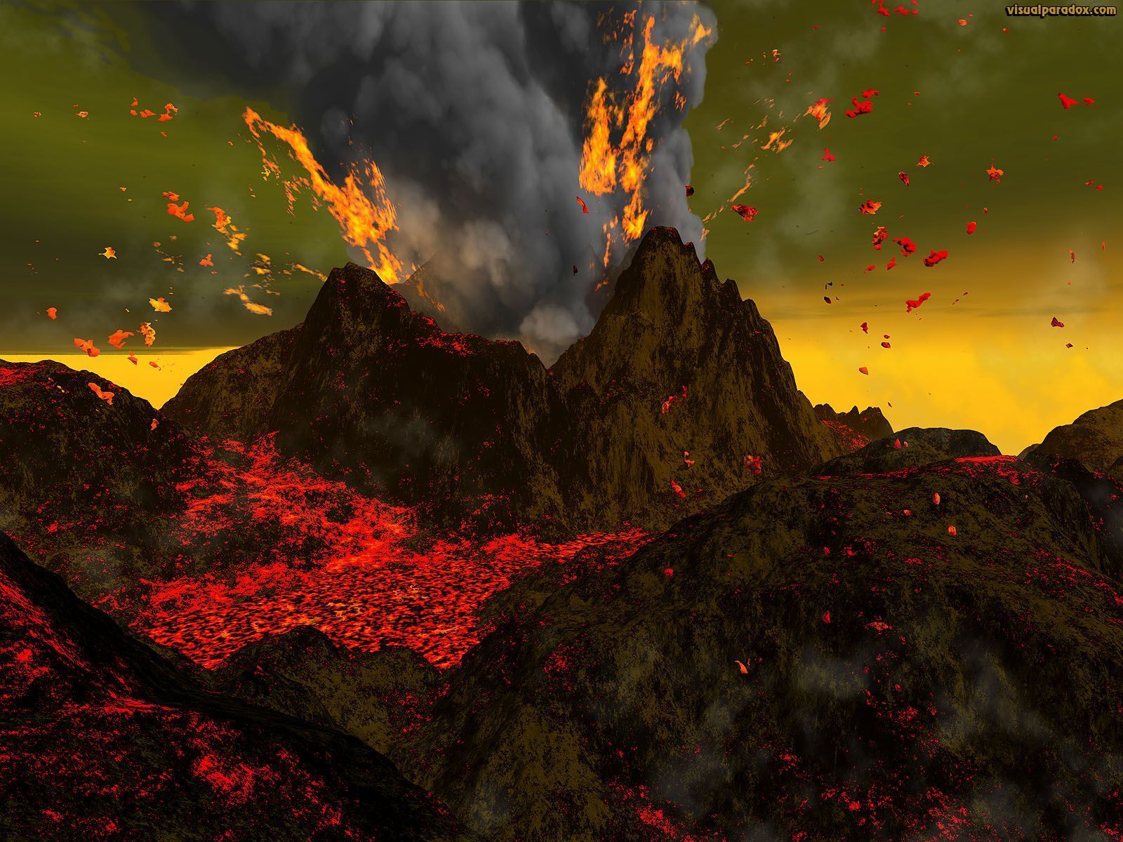 Download Volcano Eruption Wallpaper #6m9 ~ Petakilan.com