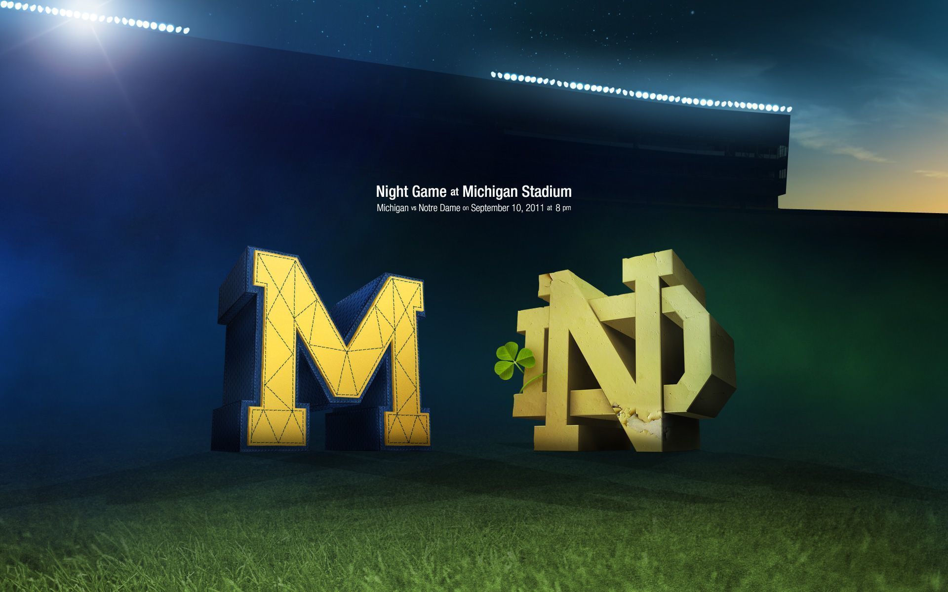 All That Glitters – 2011 Game 2 – Michigan Football Fan Art