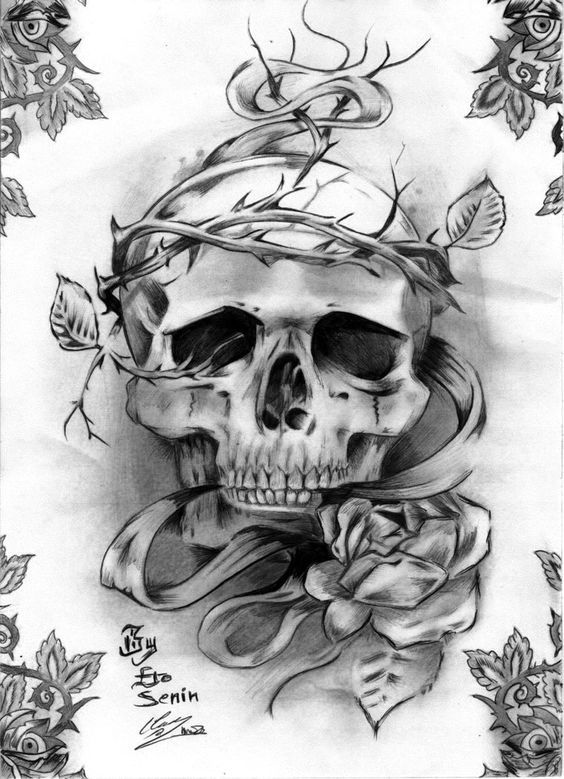 Tattoo ideas on Pinterest Skull Wallpaper, Grim Reaper and Skulls
