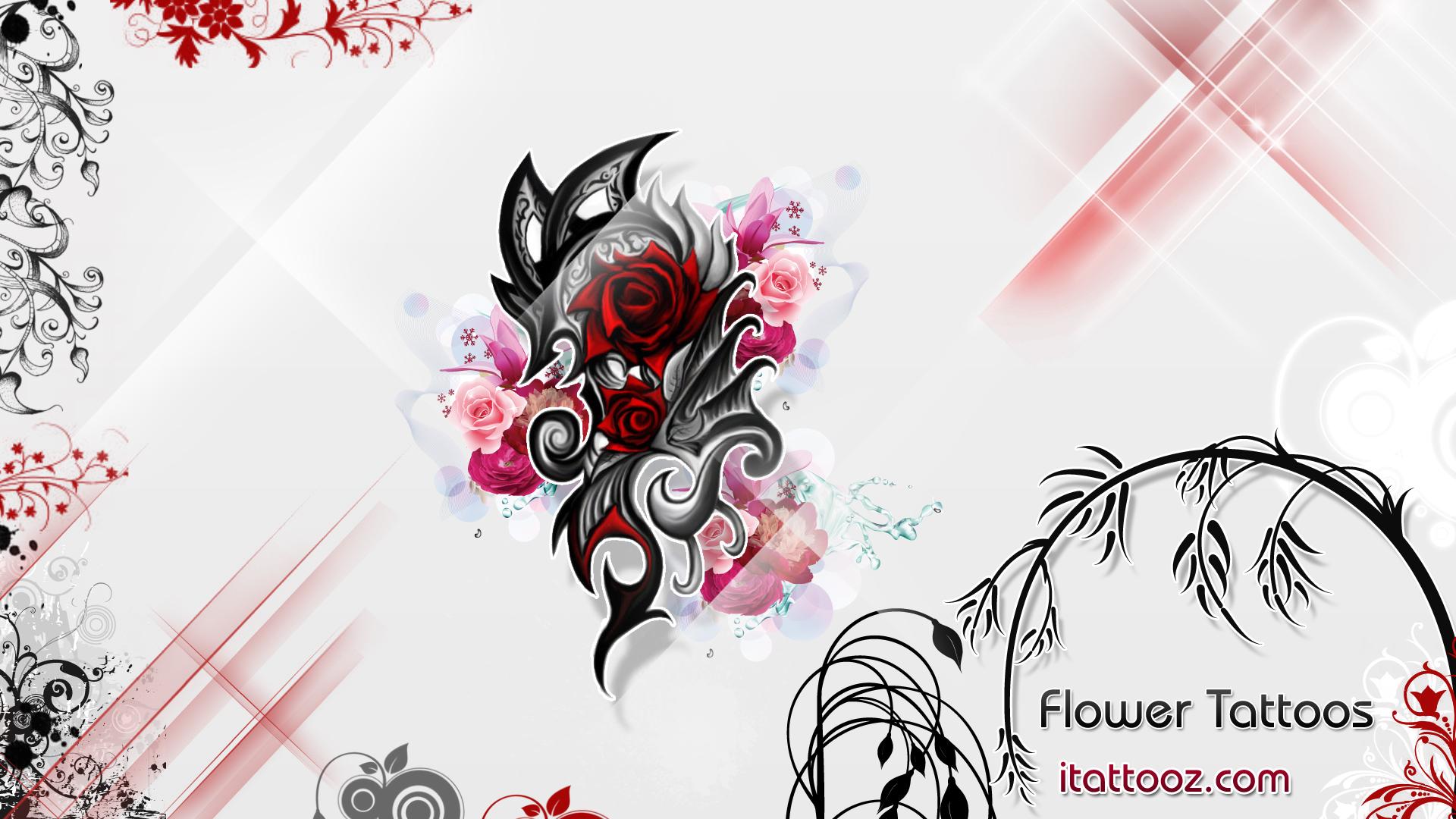 Flower Tattoo >> HD Wallpaper, get it now!