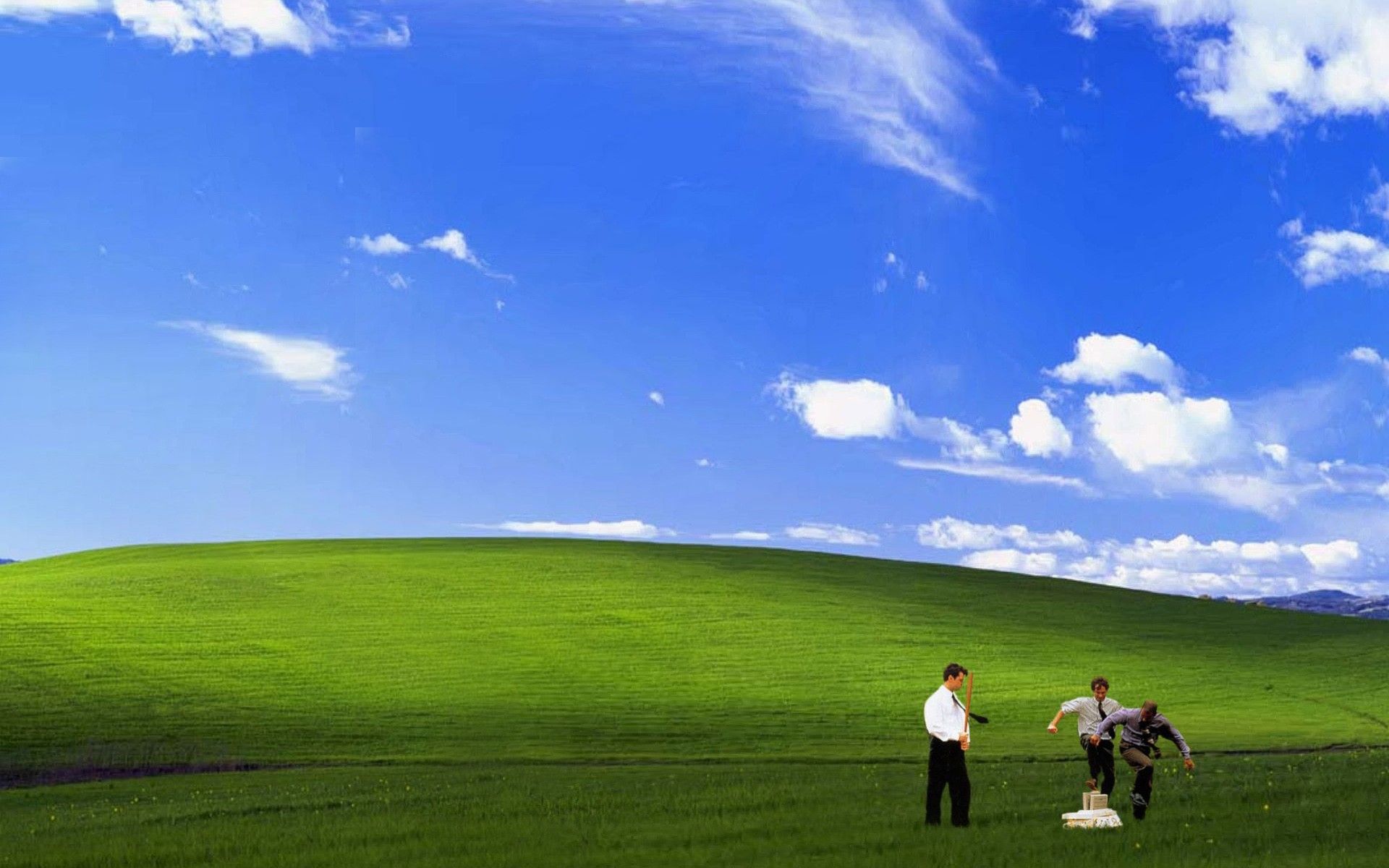 Gallery for - funny windows xp bliss wallpaper