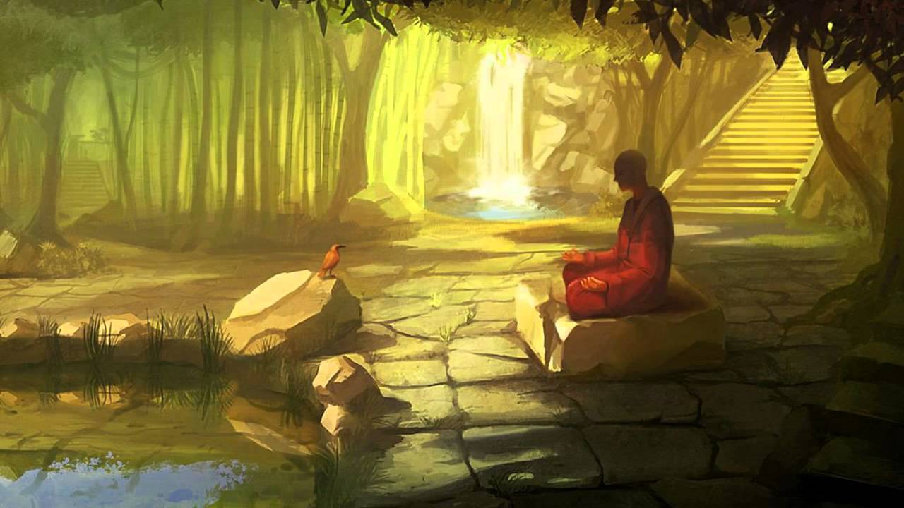 Meditation Music: Meditating Buddhist With Peaceful Wallpapers ...