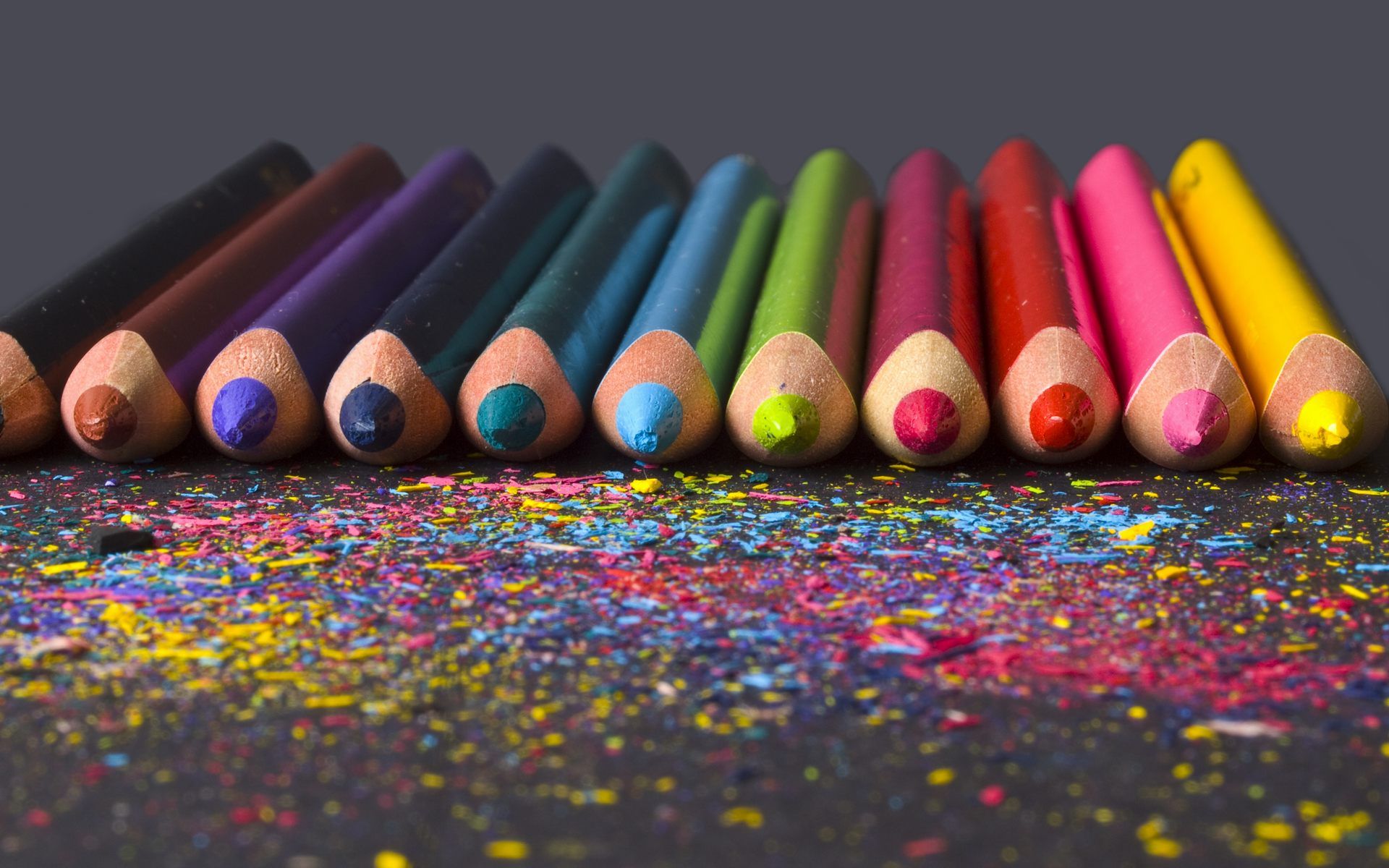 Color Pencil Wallpaper HD Background Image Free Download