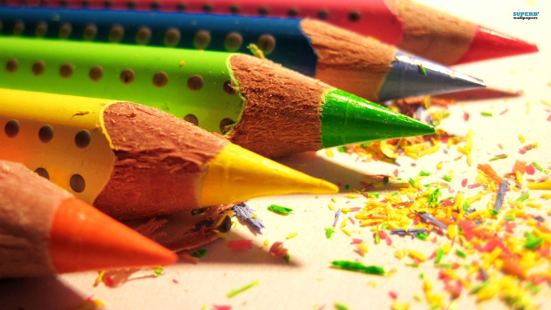 Colored pencils wallpaper - Photography wallpapers - #6423