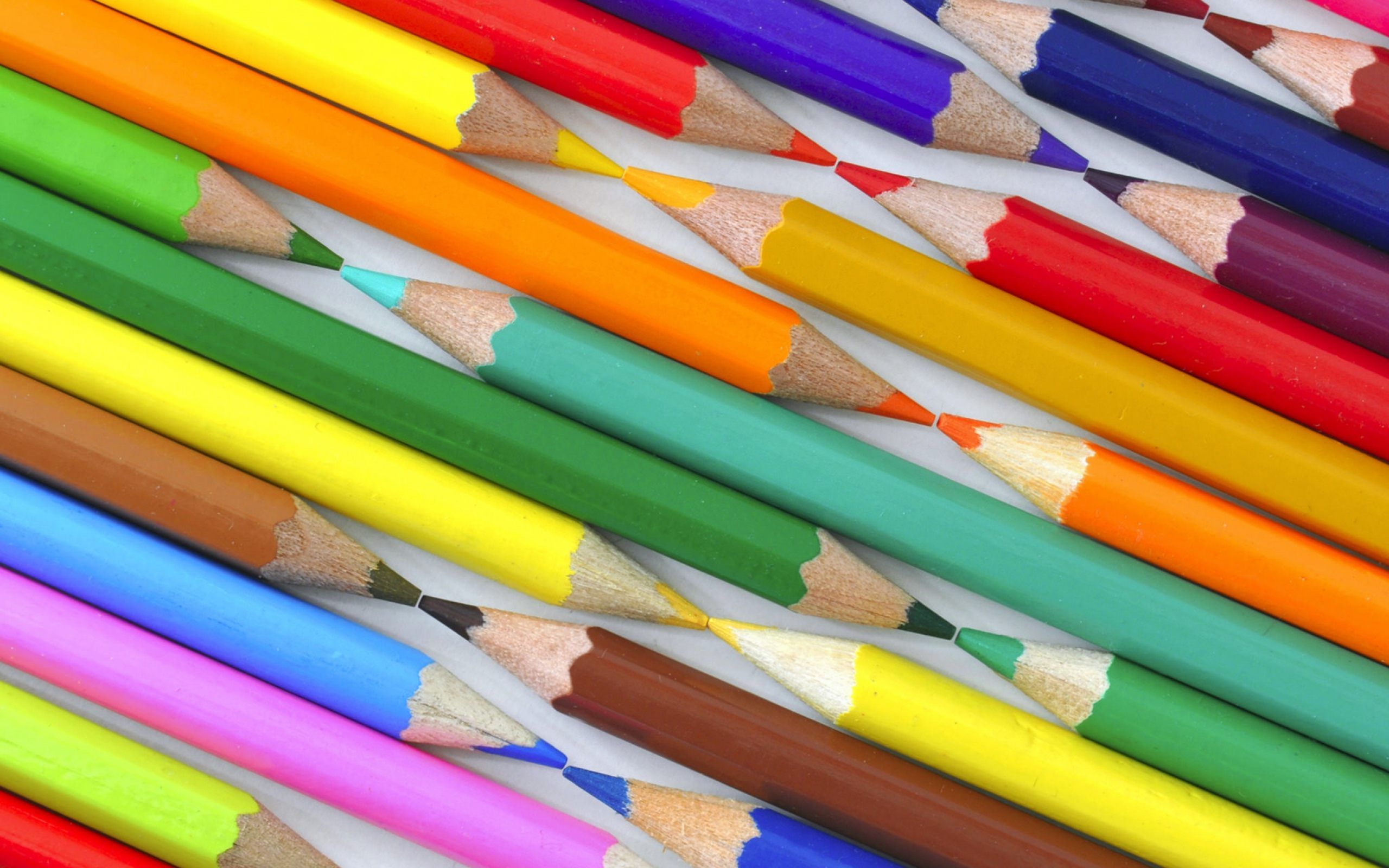 Color Pencil Wallpaper HD Background Image Free Download