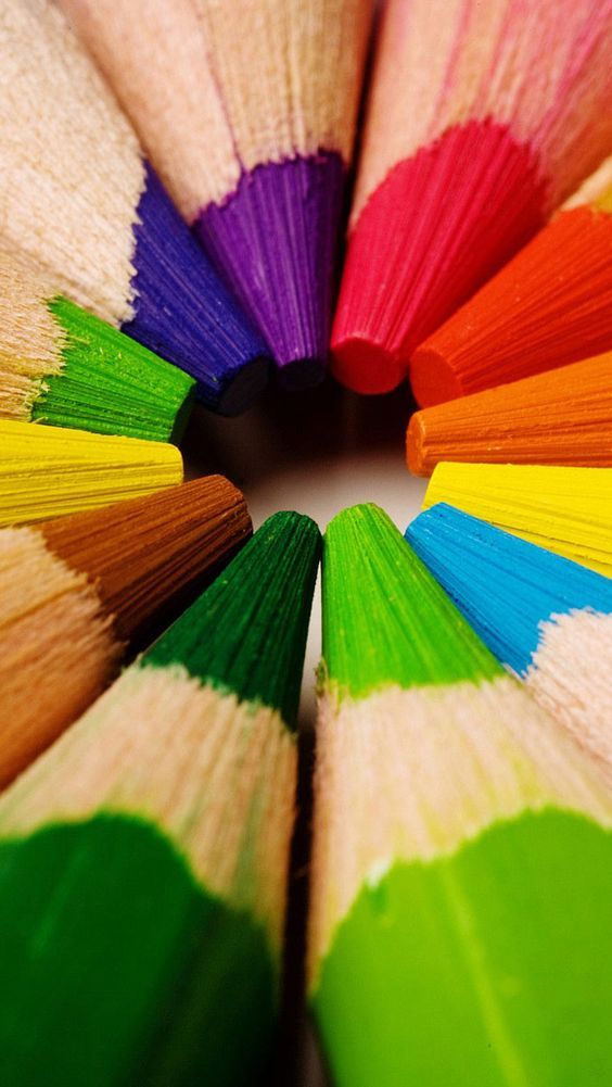 Colored Pencils iPhone Wallpaper | Color - Glitter Sparkle Glow ...