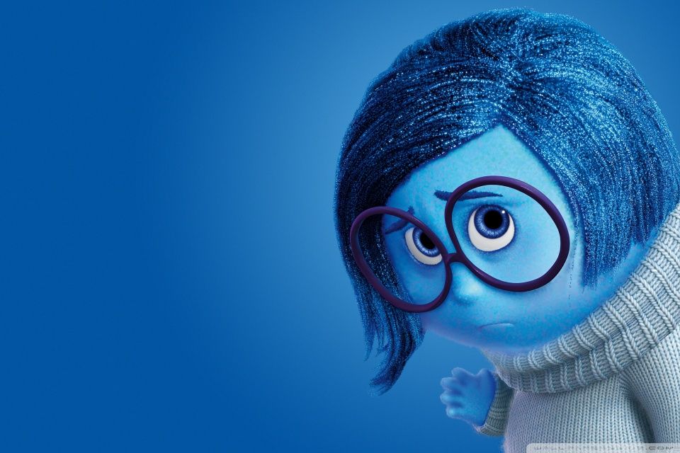 Inside Out Sadness - Disney, Pixar HD desktop wallpaper