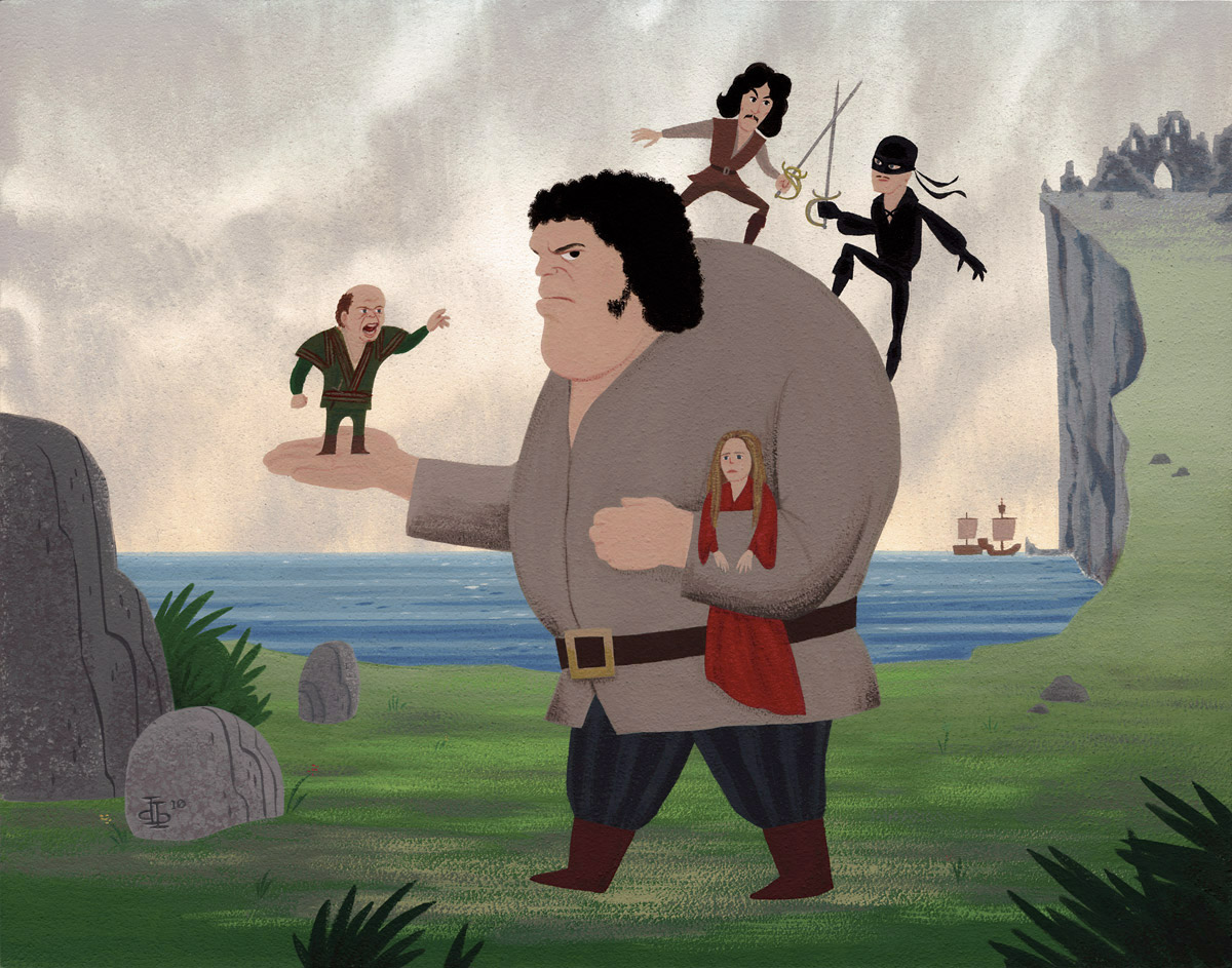 Super Punch: The Princess Bride painting by Drake Brodahl