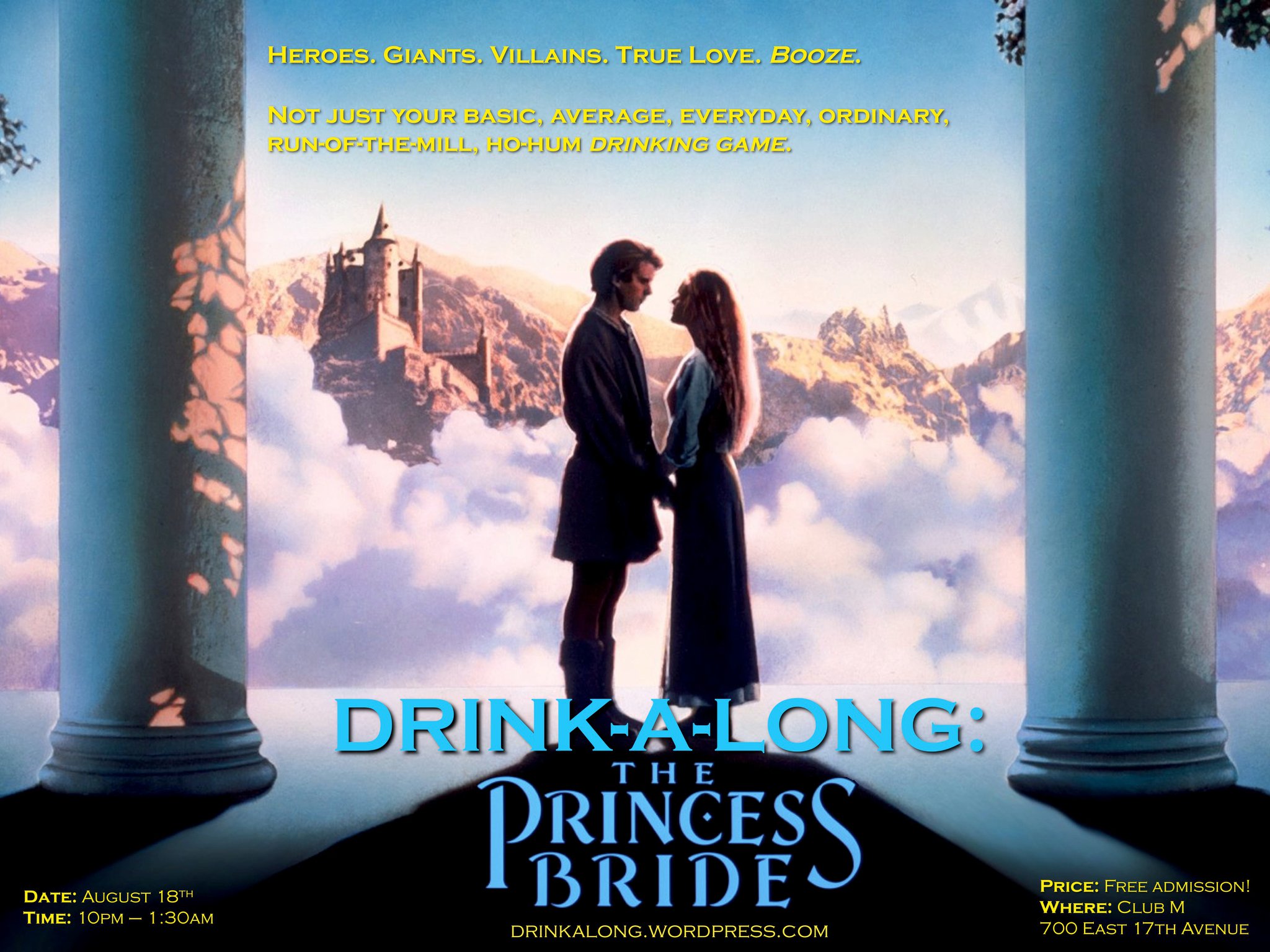 Updated Cast List: 'Drink-A-Long: The Princess Bride' | He Said ...