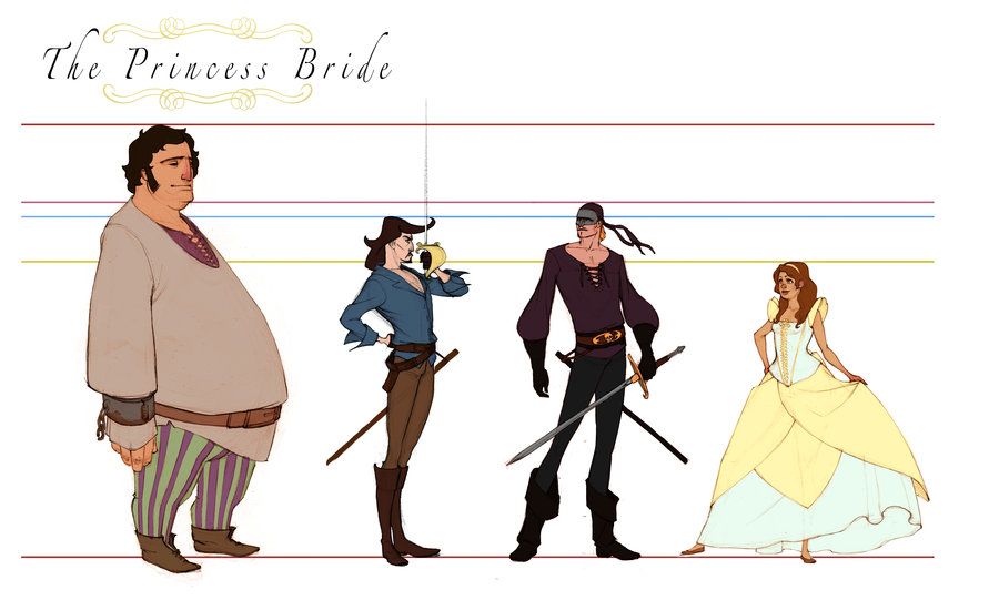 The Princess Bride Line-up by Asashi-Kami on DeviantArt