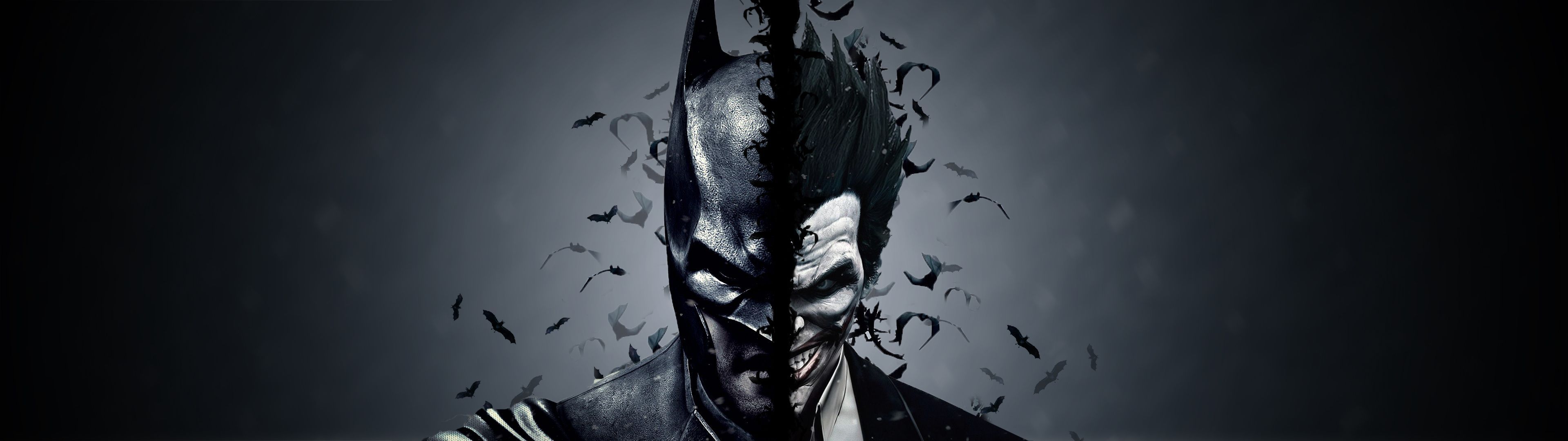Batman Vs Joker Dual Screen Wallpaper | 3840x1080 | ID:50906