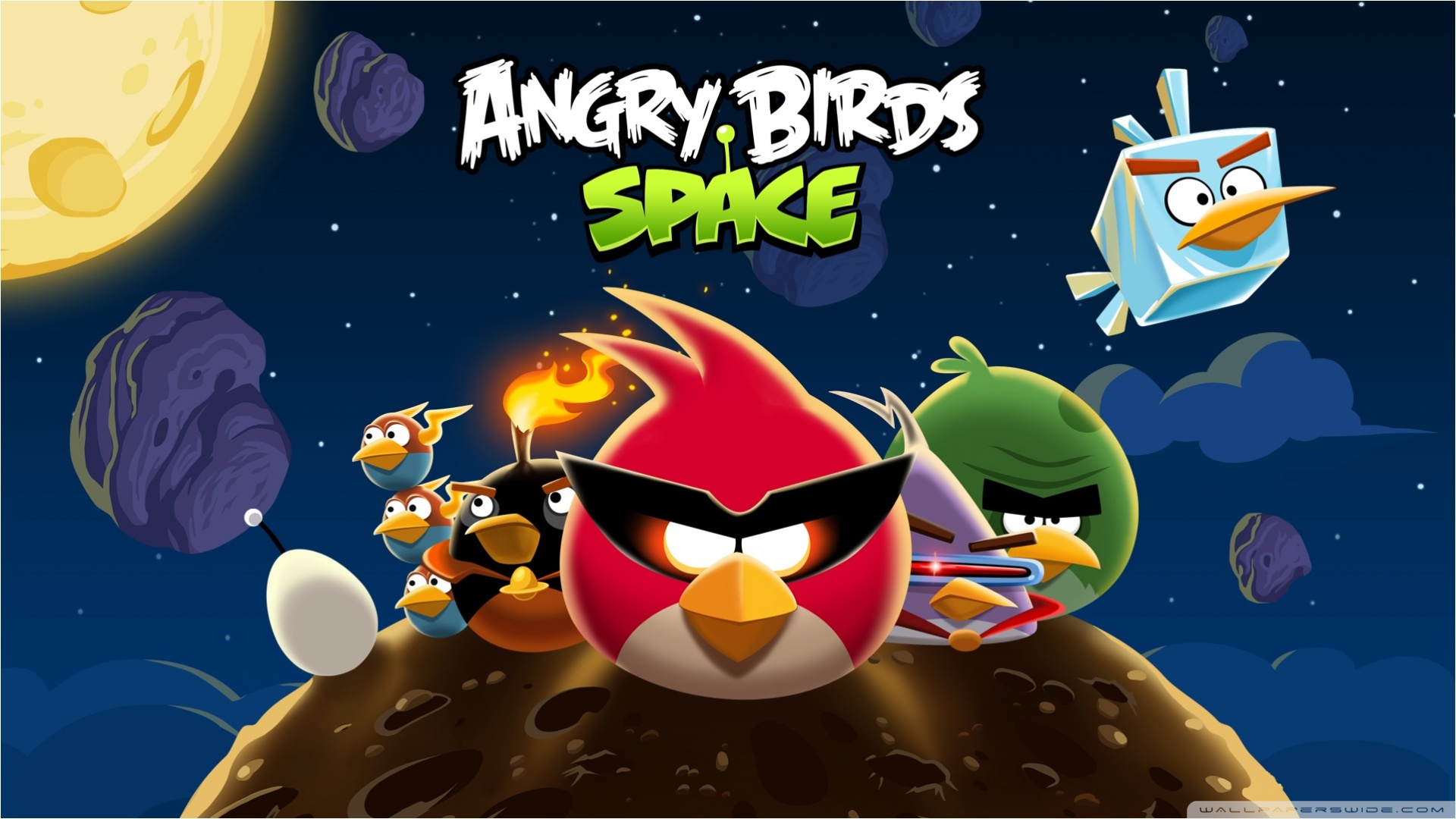 Angry Birds Space HD desktop wallpaper High Definition