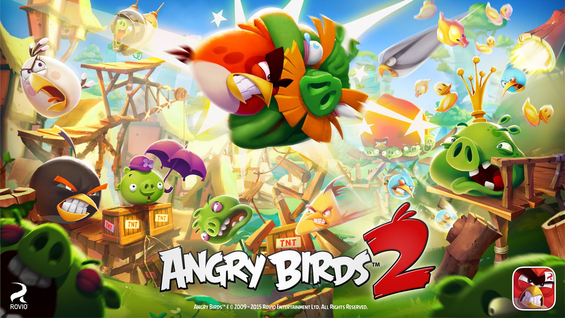 2 Angry Birds 2 HD Wallpapers | Backgrounds - Wallpaper Abyss