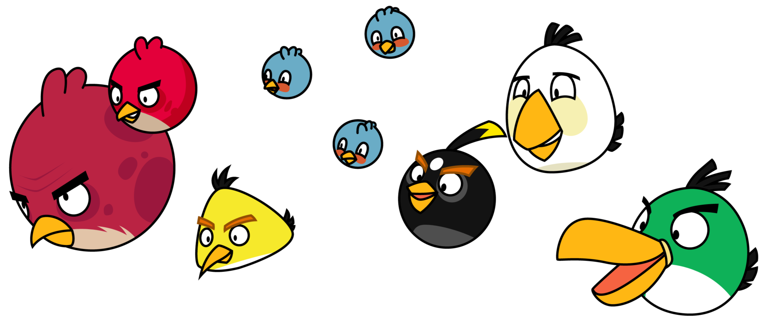 Angry Birds Wallpaper Image for iPad - Cartoons Wallpapers