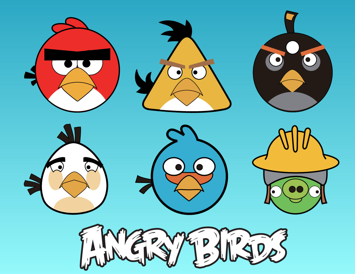 Angry Birds Widescreen Background Image for Tablet - Cartoons ...