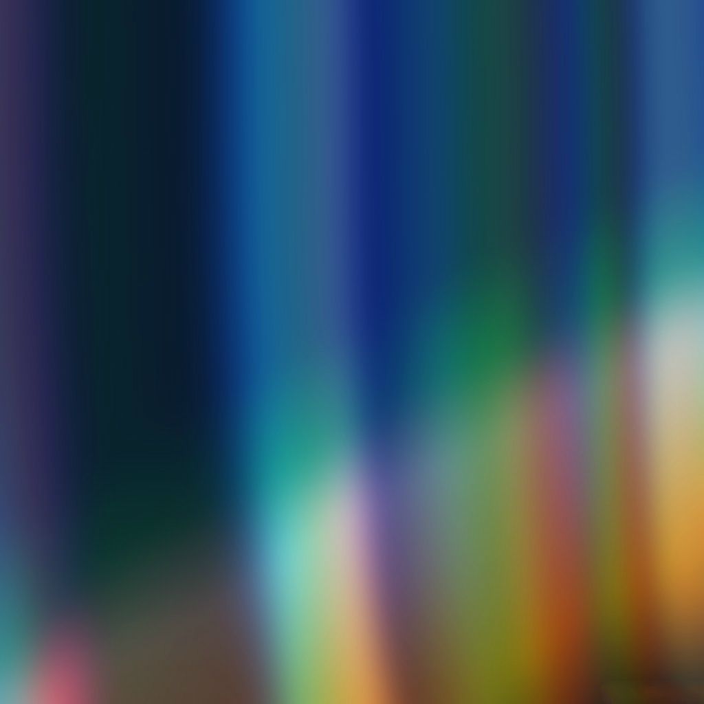 Television Art Rainbow Color Gradation Blur iPad Wallpaper
