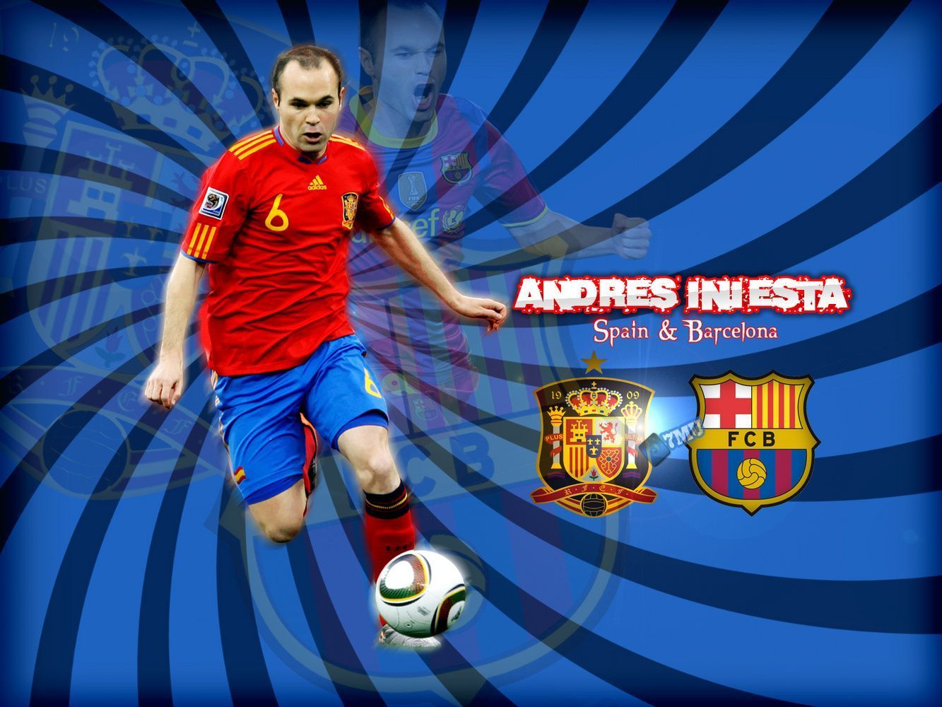 Andres Iniesta Football Club Wallpaper - Football HD Backgrounds
