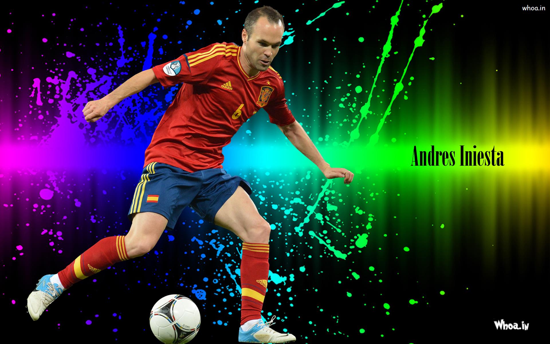 andres-iniesta-about-to-kick-ball-wallpaper