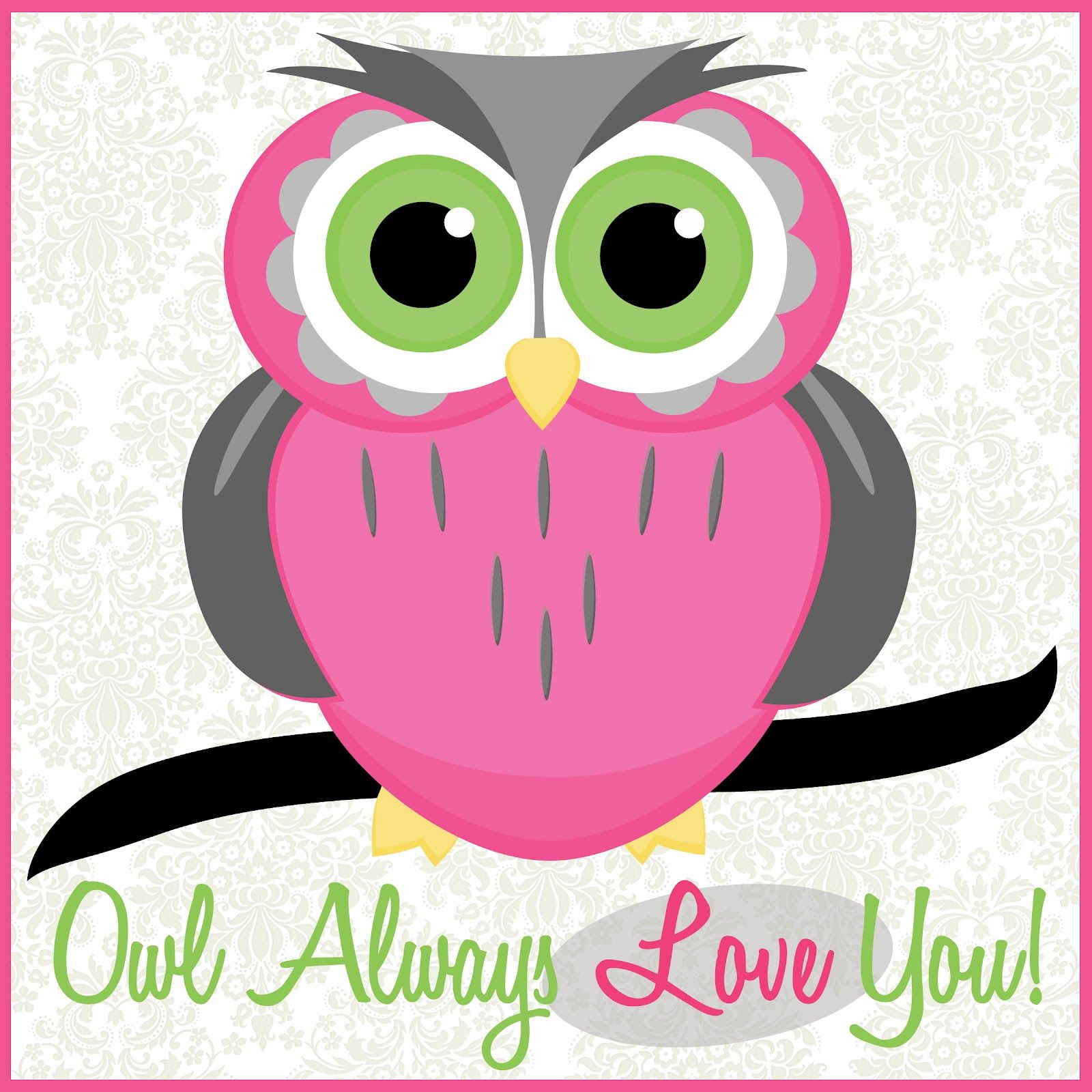 Free Valentines Printable Owl always love you The Linley House