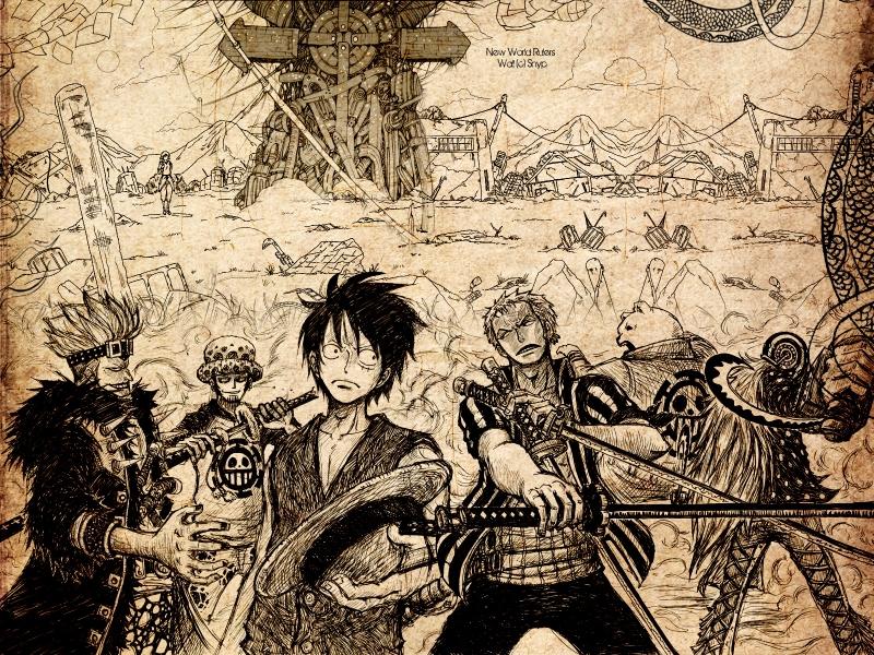 One Piece (anime) one piece anime 1600x1200 wallpaper – One Piece ...
