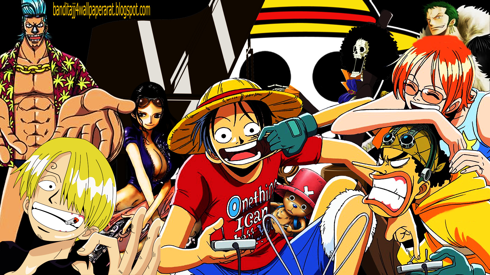 Wallpaper Gambar One Piece Luffy Lucu - WallpaperShit