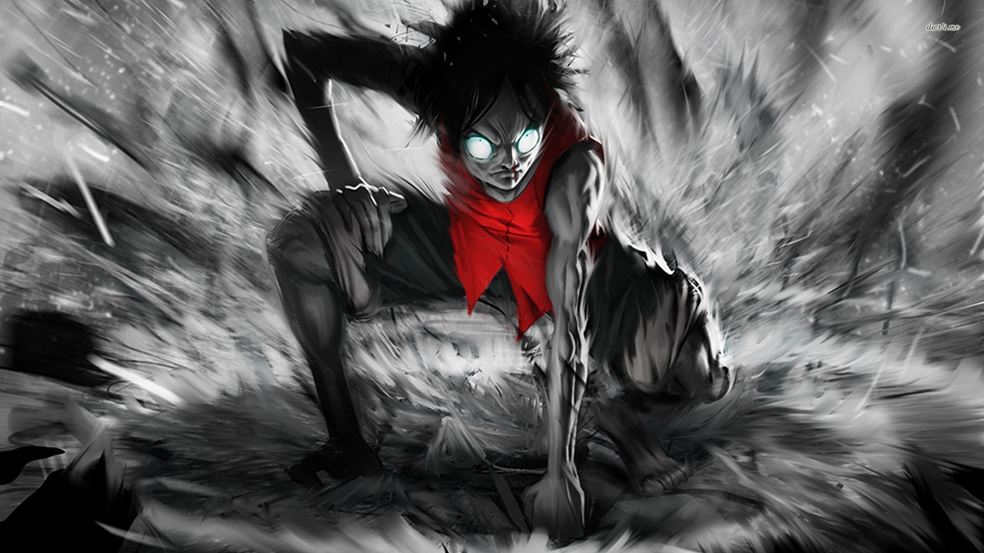 Scary Monkey D. Luffy - One Piece wallpaper - Anime wallpapers ...