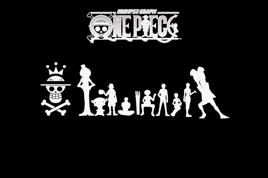 DeviantArt: More Like One Piece - Wallpaper Black and White by NMHps3