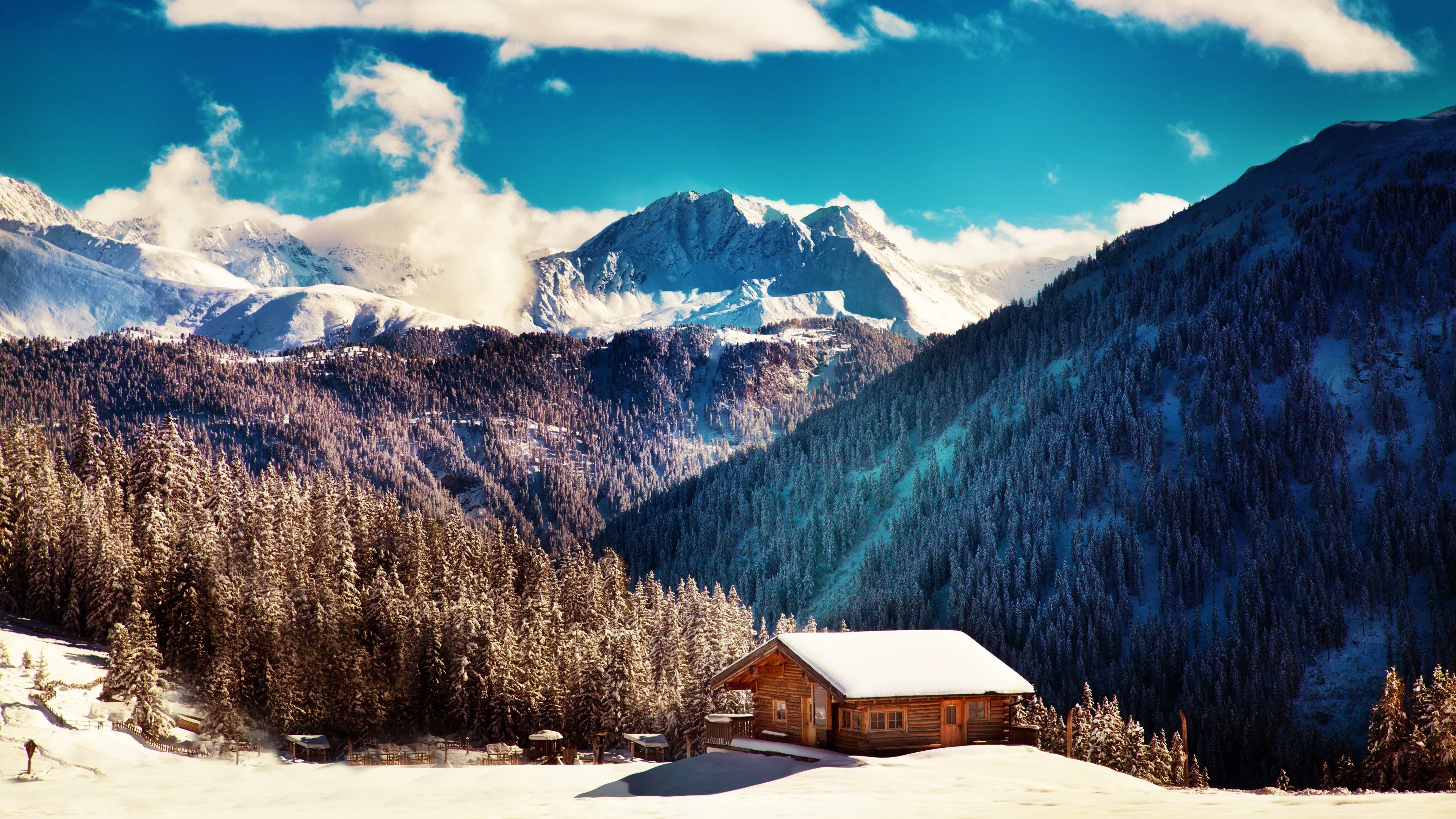Winter landscapes from Tirol Ultra HD