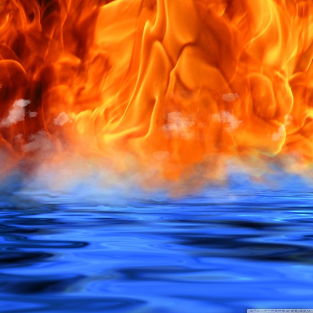 Fire - Water - Meet HD desktop wallpaper Widescreen High resolution