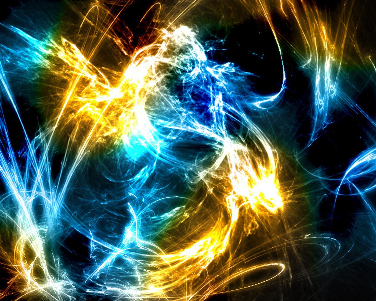 water abstract fire fractal in huge resolution HD Wallpaper ...