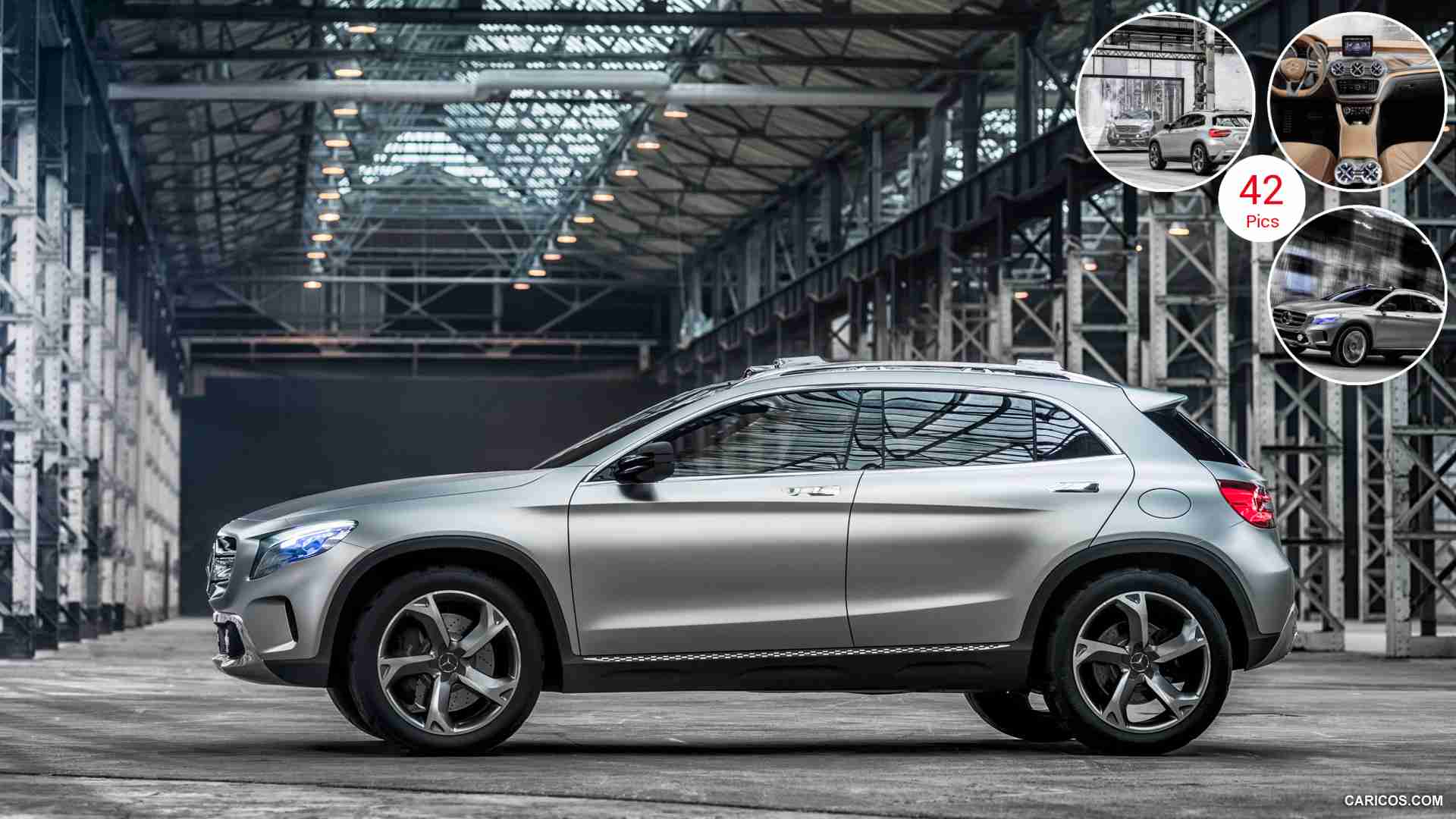 2013 Mercedes Benz GLA Concept - Side HD Wallpaper 1920x1080