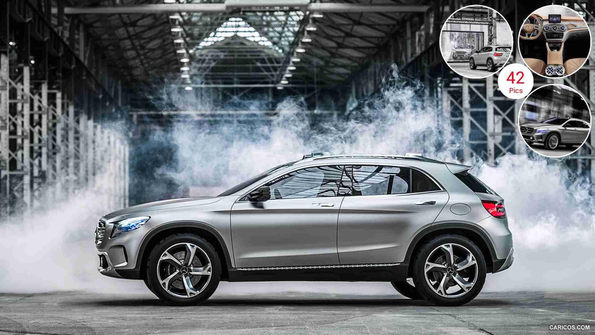 2013 Mercedes Benz GLA Concept - Side HD Wallpaper 1920x1080