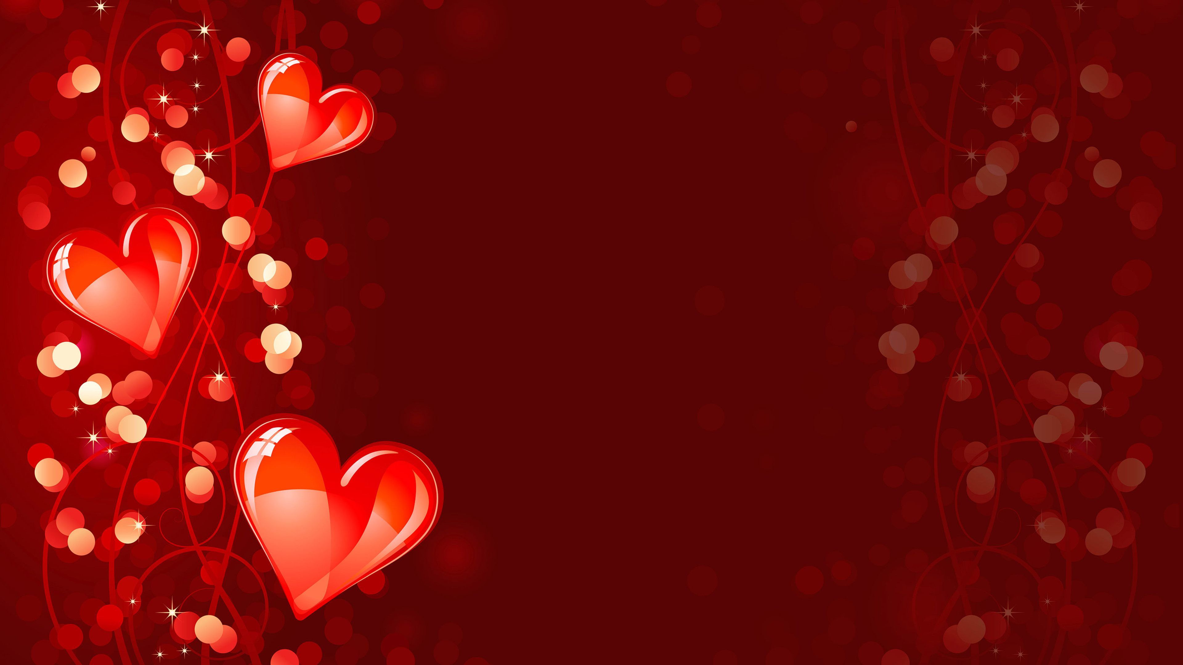 Red Heart Art Water Splash Love Wallpaper - HD Wallpapers & 4K