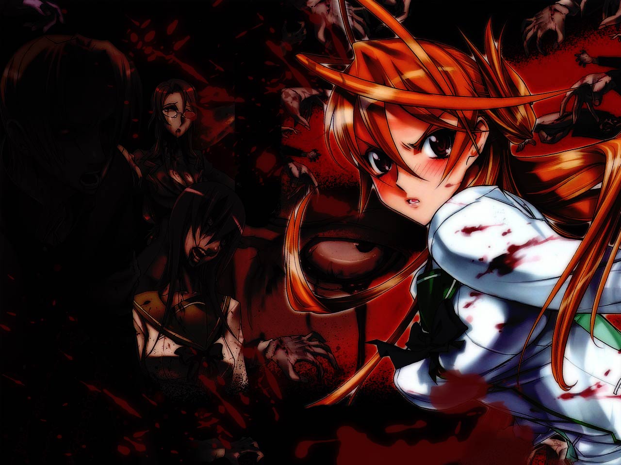 ♥ º ☆.¸¸.•´¯`♥ HOTD ♥ º ☆.¸¸.•´¯`♥ - Highschool of the Dead Wallpaper  (36252284) - Fanpop