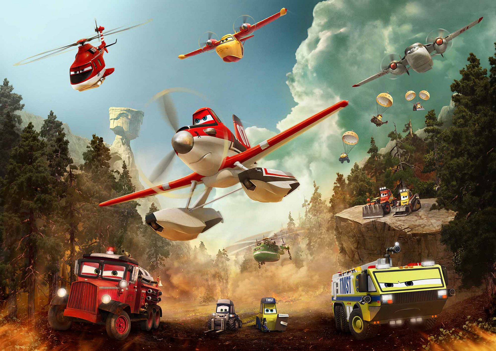 PLANES Fire Rescue animation aircraft airplane comedy family 1pfr ...