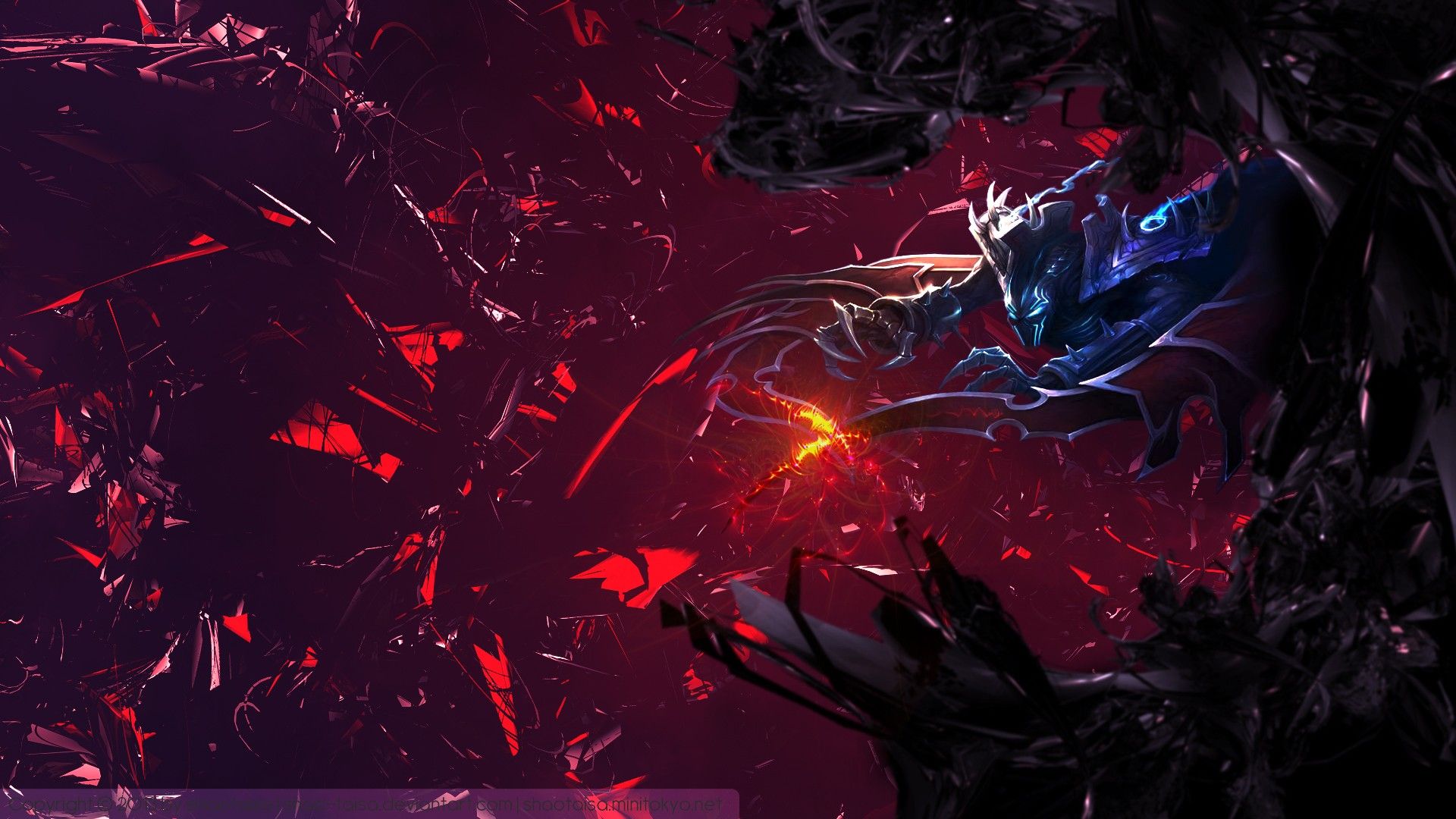 abstract, video games, League of Legends, Nocturne, Game ...